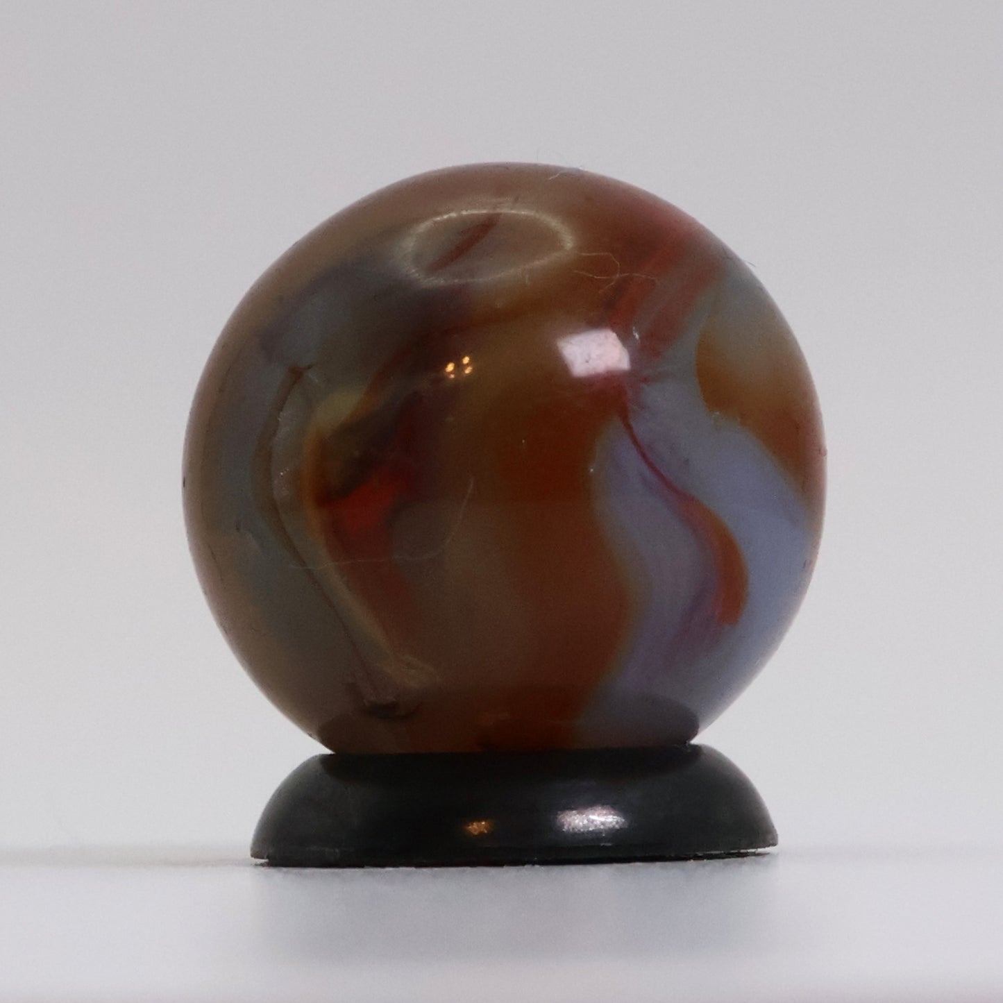 5/8" Alley Agate St Mary's Ghost Marble NM-