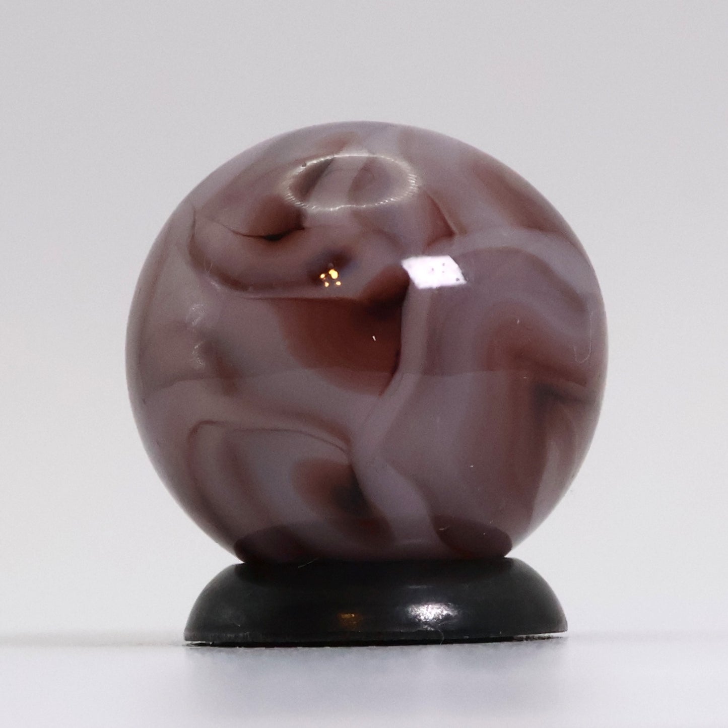 5/8" Swirl Marble Purple Translucent NM+