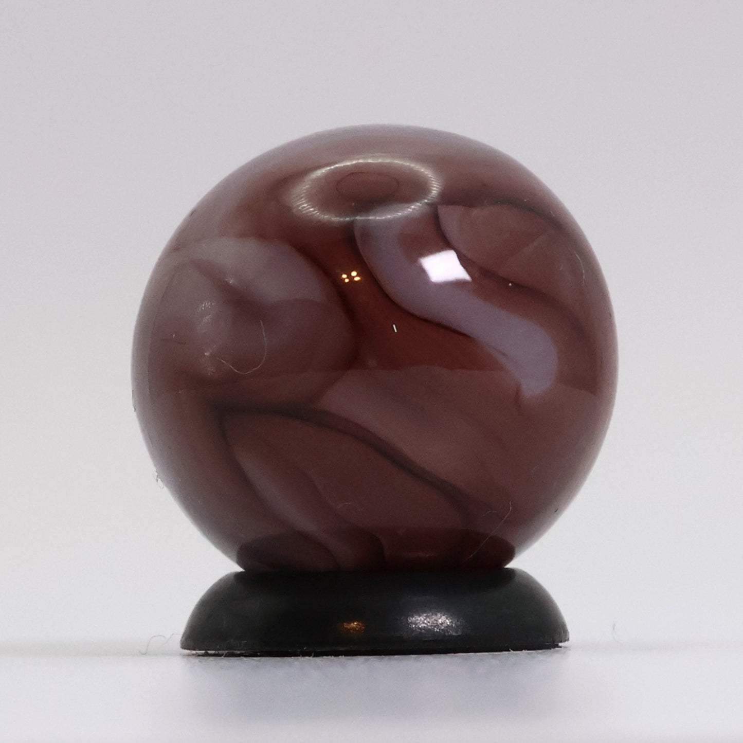 5/8" Swirl Marble Purple Translucent NM+