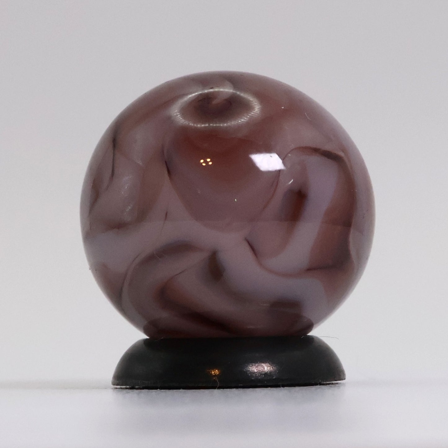 5/8" Swirl Marble Purple Translucent NM+