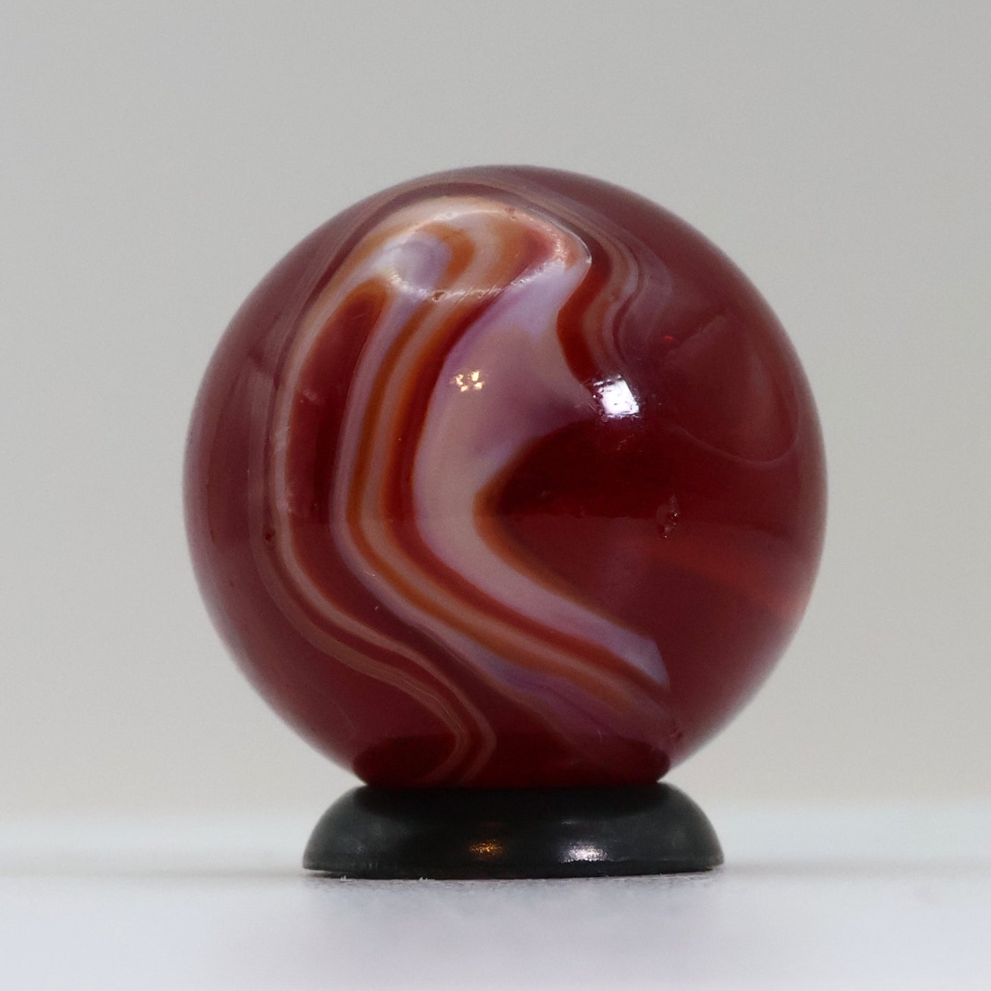 3/4" Gorgeous Turkey Head MF Christensen Red Slag Marble UV NM++