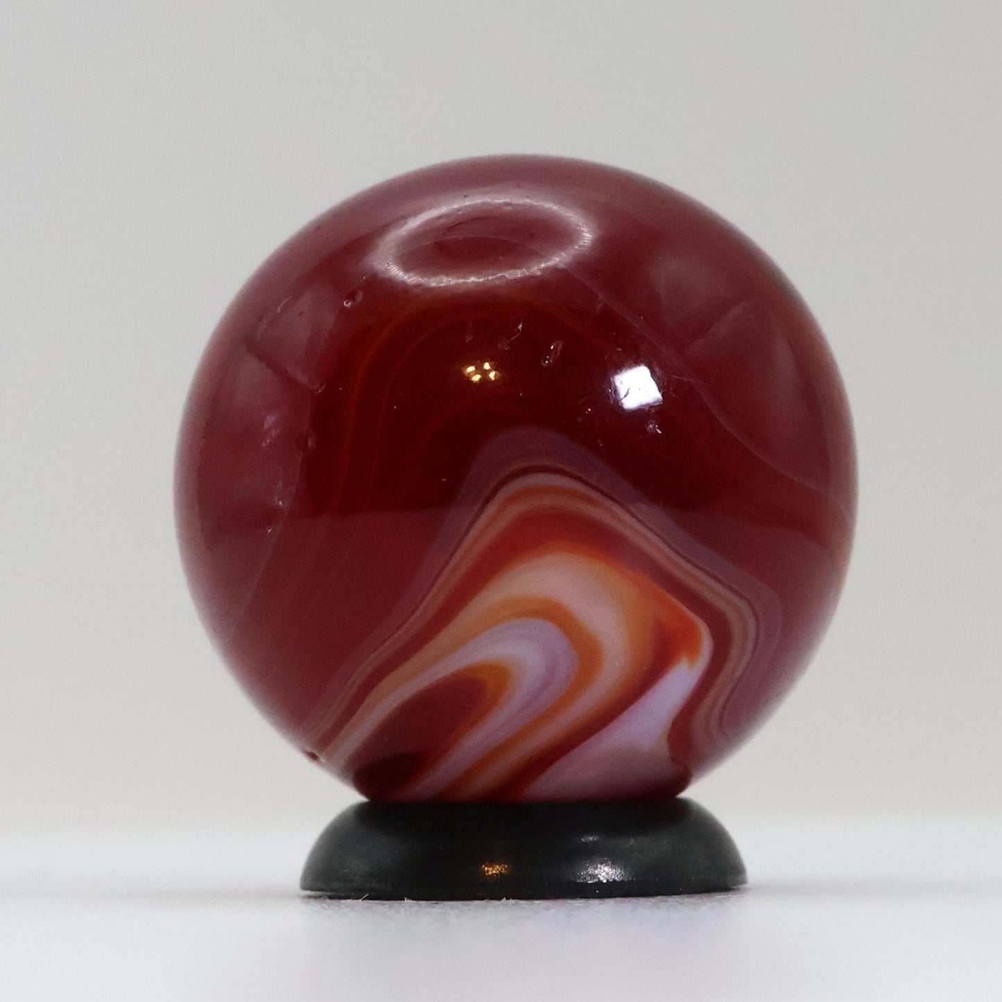 3/4" Gorgeous Turkey Head MF Christensen Red Slag Marble UV NM++