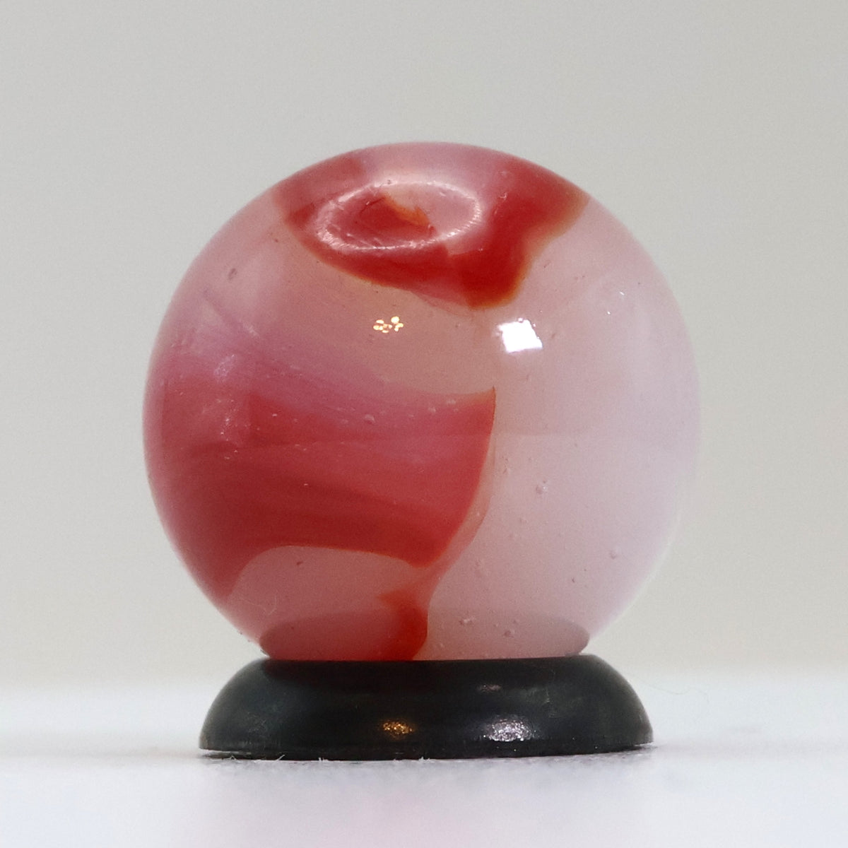 5/8" Peltier Rainbo Wet MINT cloudy & red