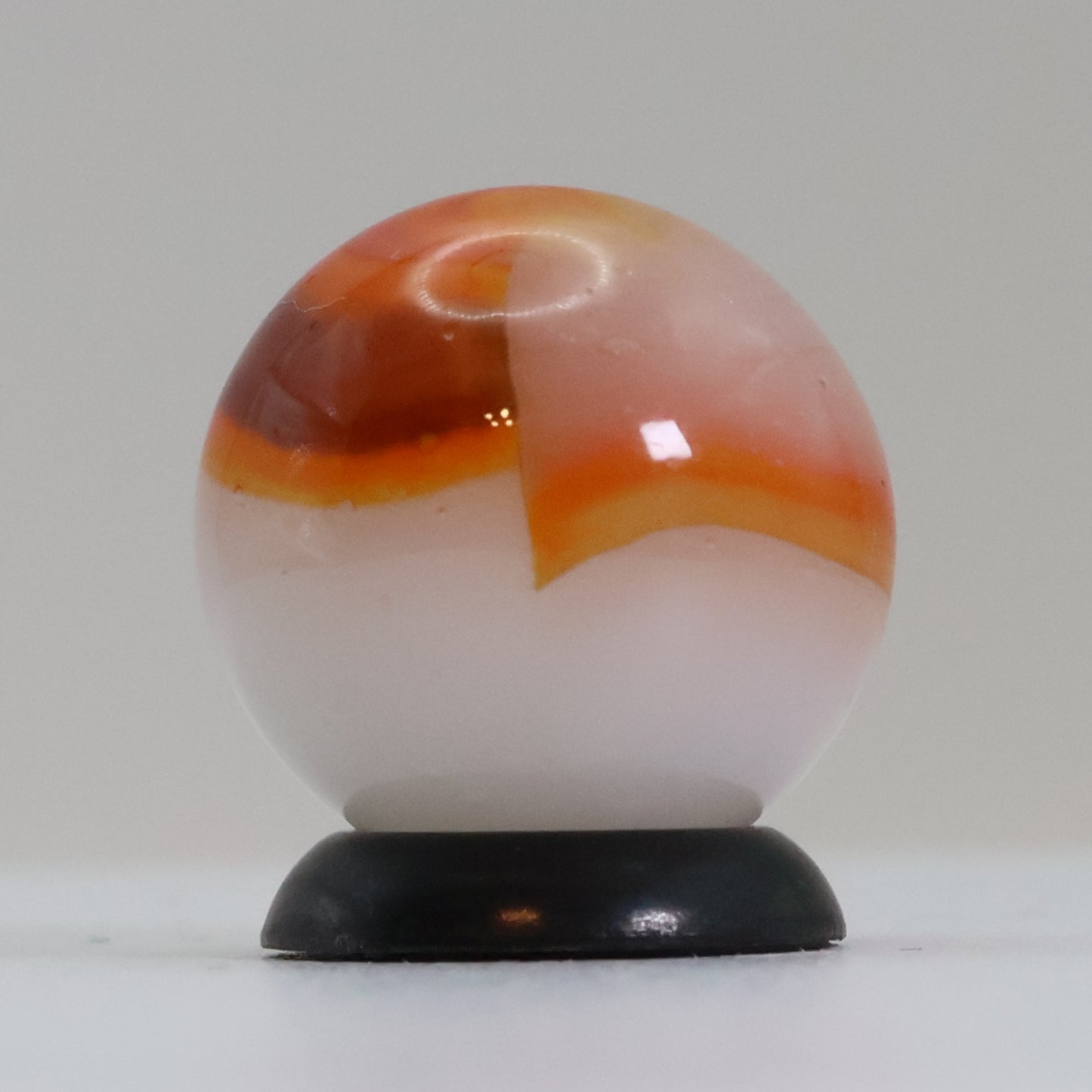 5/8" Vintage Peltier Rainbo Marble Woody? UV NM++