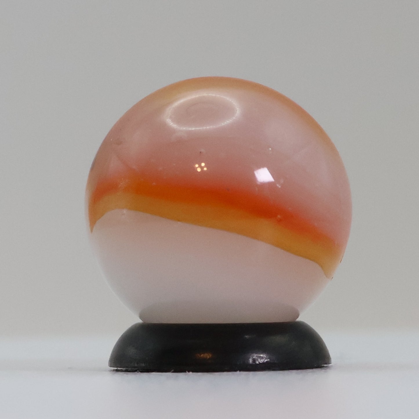5/8" Vintage Peltier Rainbo Marble Woody? UV NM++