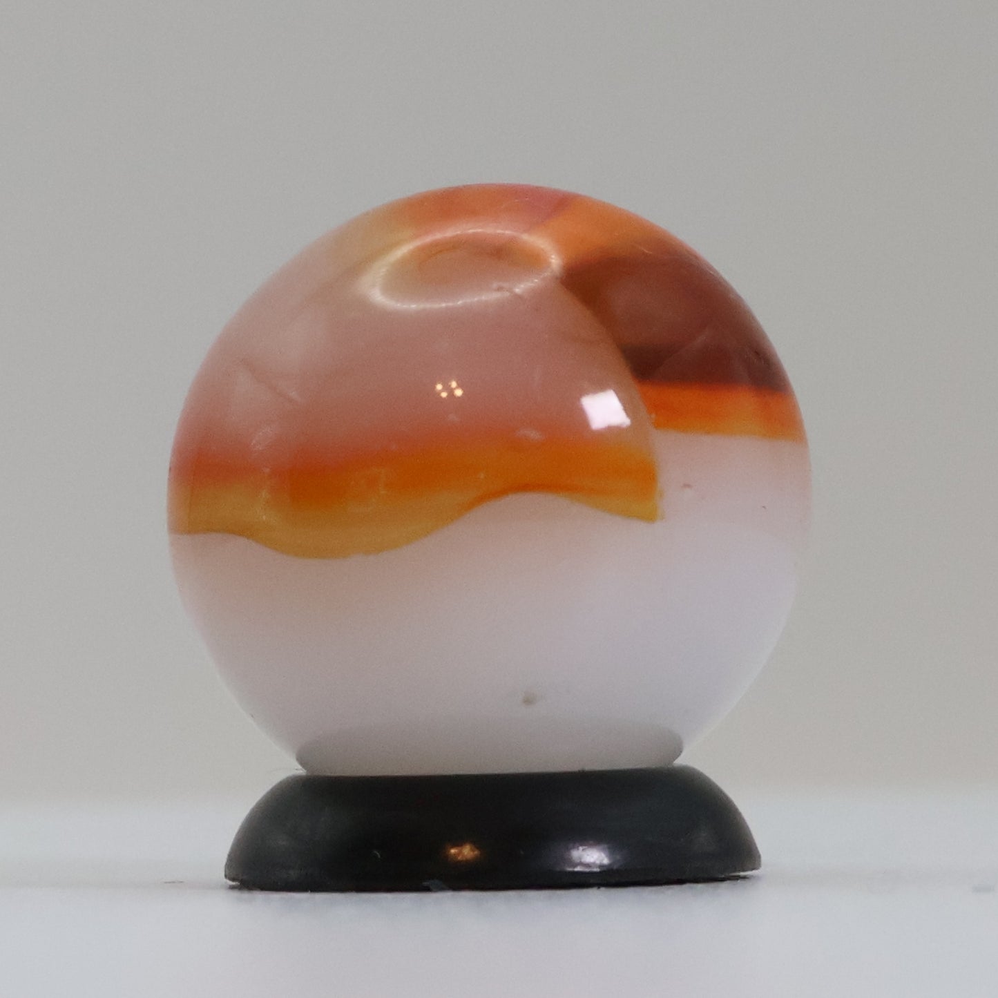5/8" Vintage Peltier Rainbo Marble Woody? UV NM++