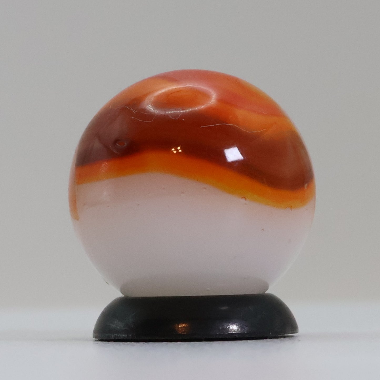 5/8" Vintage Peltier Rainbo Marble Woody? UV NM++