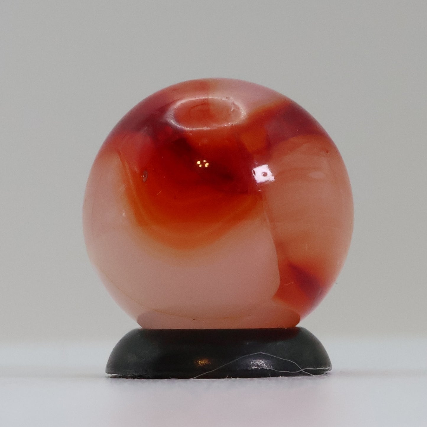 5/8" Off Round Peltier Bloody Rainbo Marble NM++