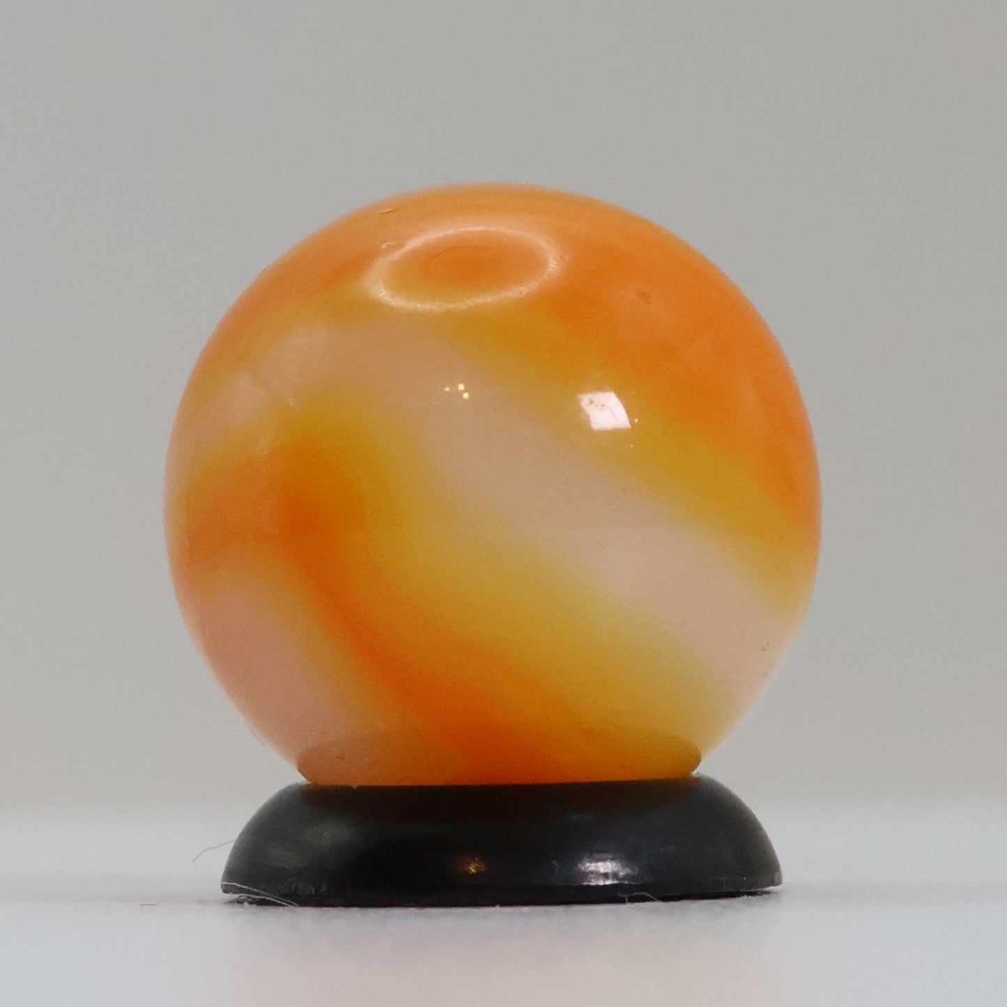 5/8" Peltier Rainbo Orange Marble M-