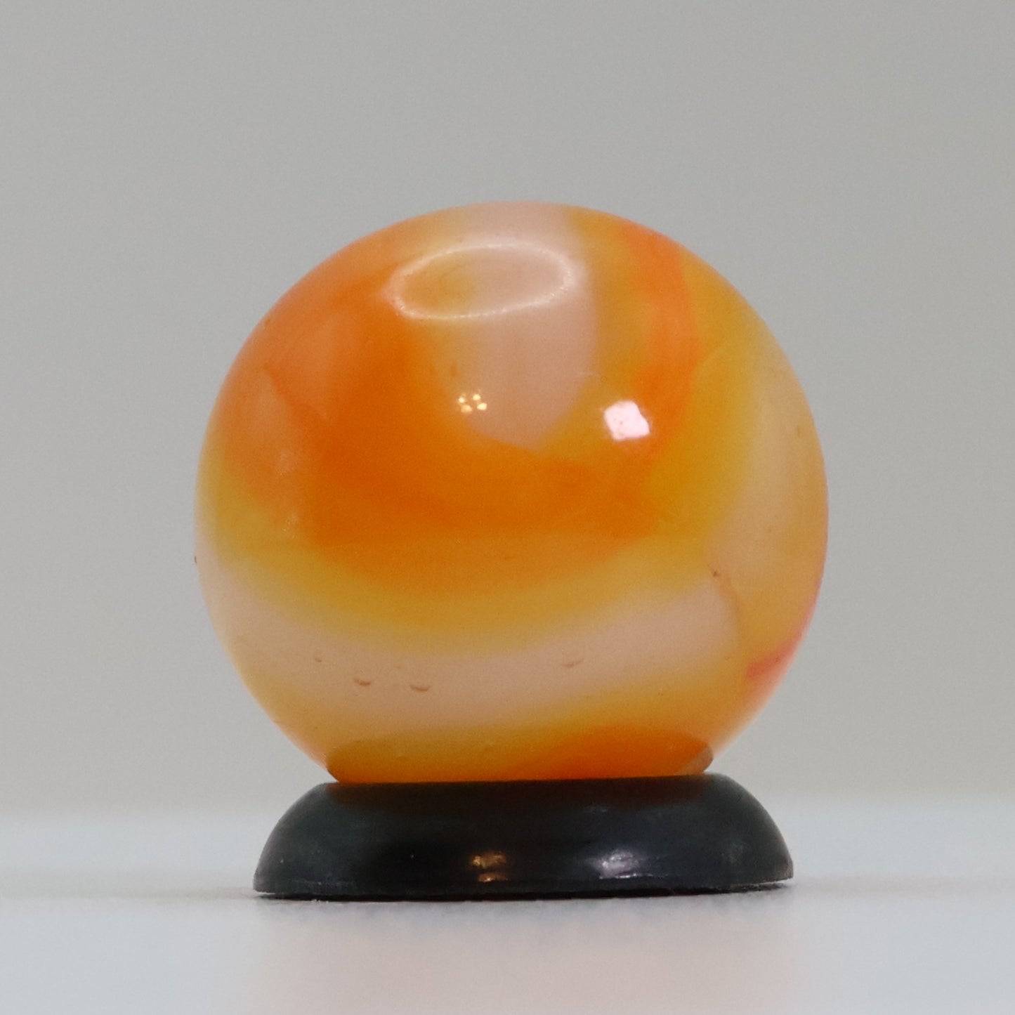 5/8" Peltier Rainbo Orange Marble M-
