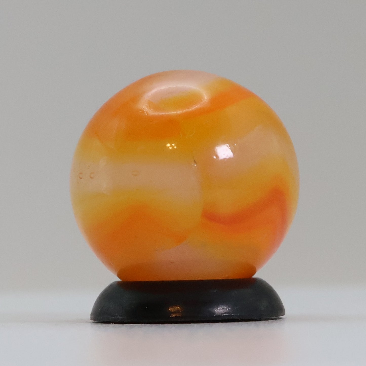 5/8" Peltier Rainbo Orange Marble M-
