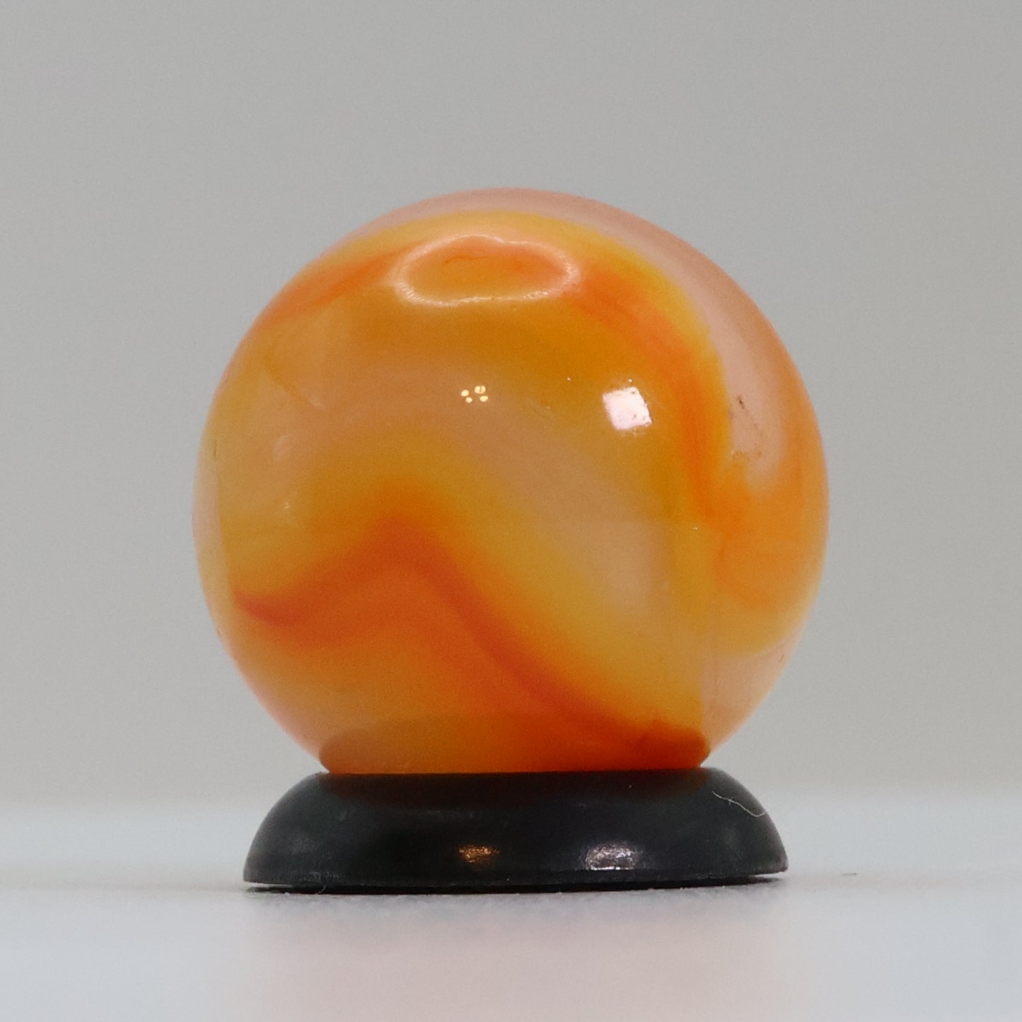 5/8" Peltier Rainbo Orange Marble M-