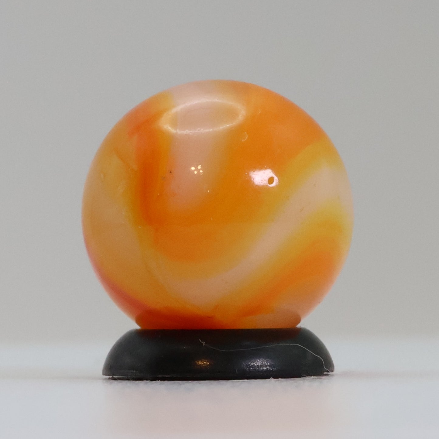 5/8" Peltier Rainbo Orange Marble M-