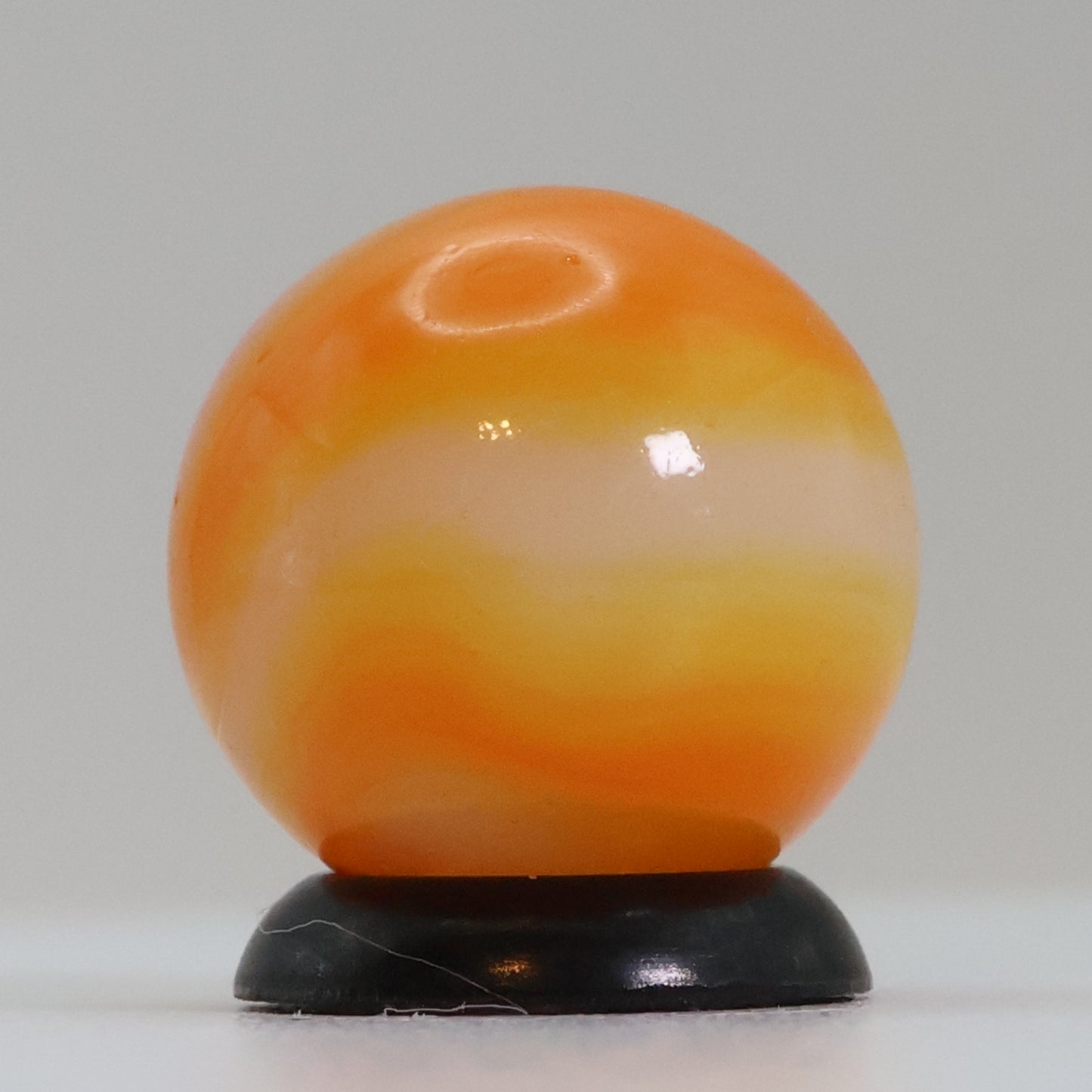 5/8" Peltier Rainbo Orange Marble M-