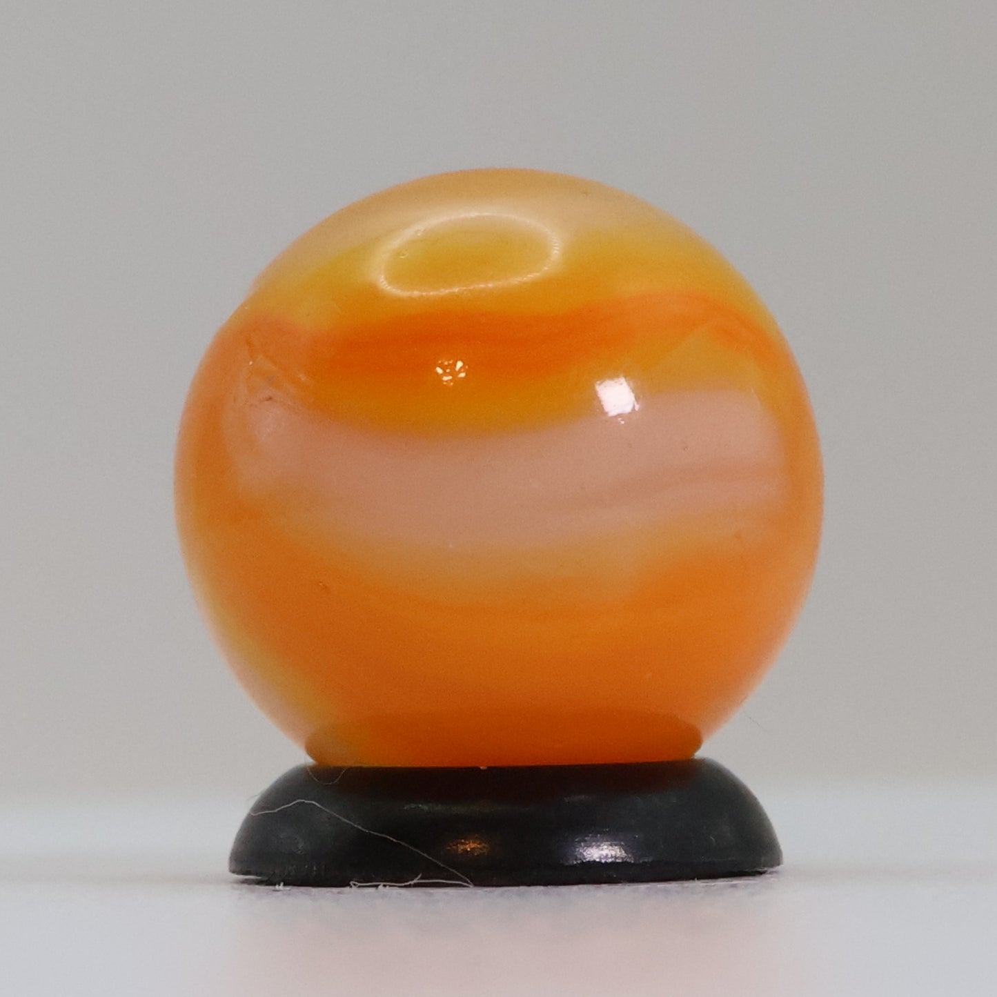 5/8" Peltier Rainbo Orange Marble M-