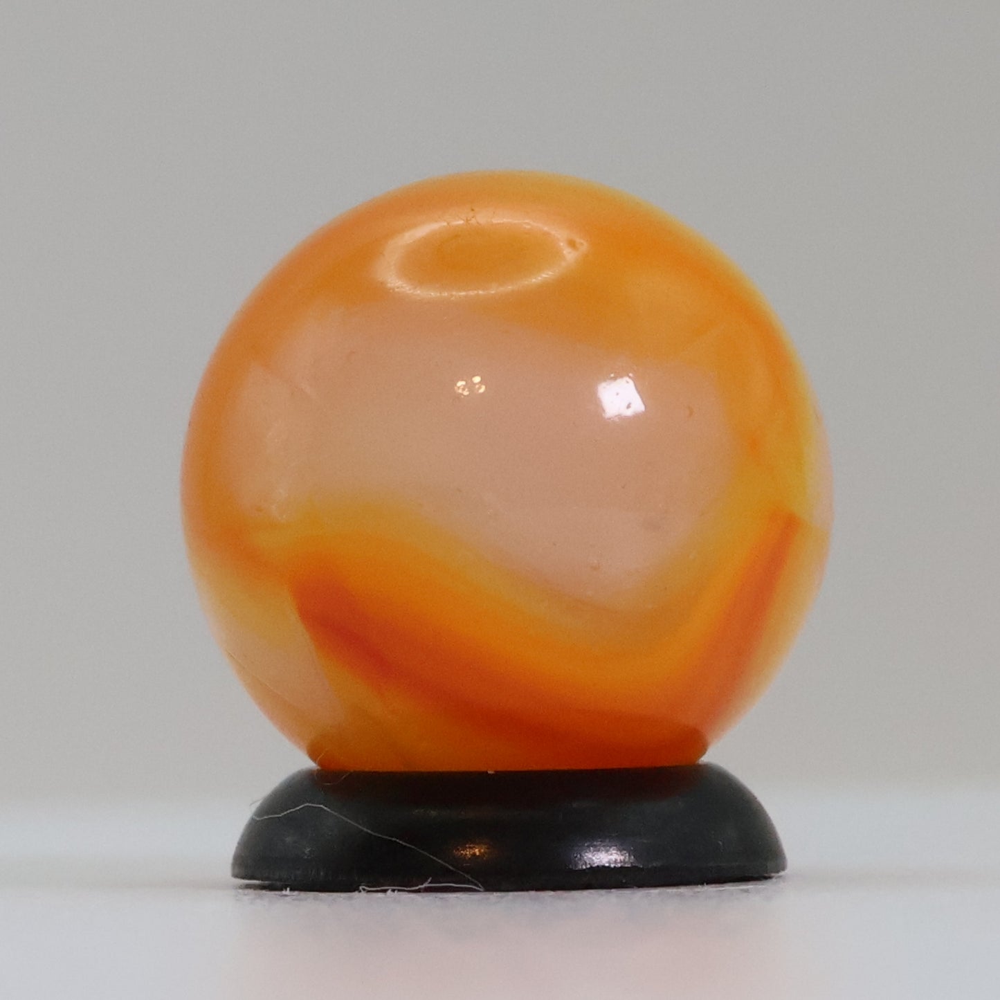 5/8" Peltier Rainbo Orange Marble M-