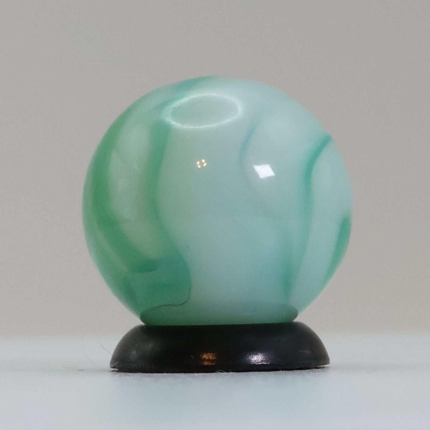 5/8" Swirl Marble Blue Green UV MINT