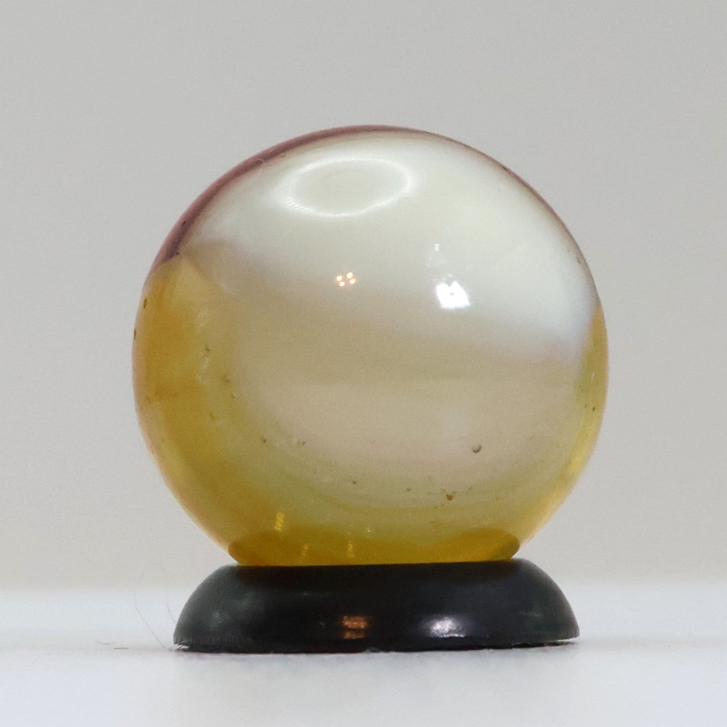 5/8" Vitro Agate Helmet Marble Uranium