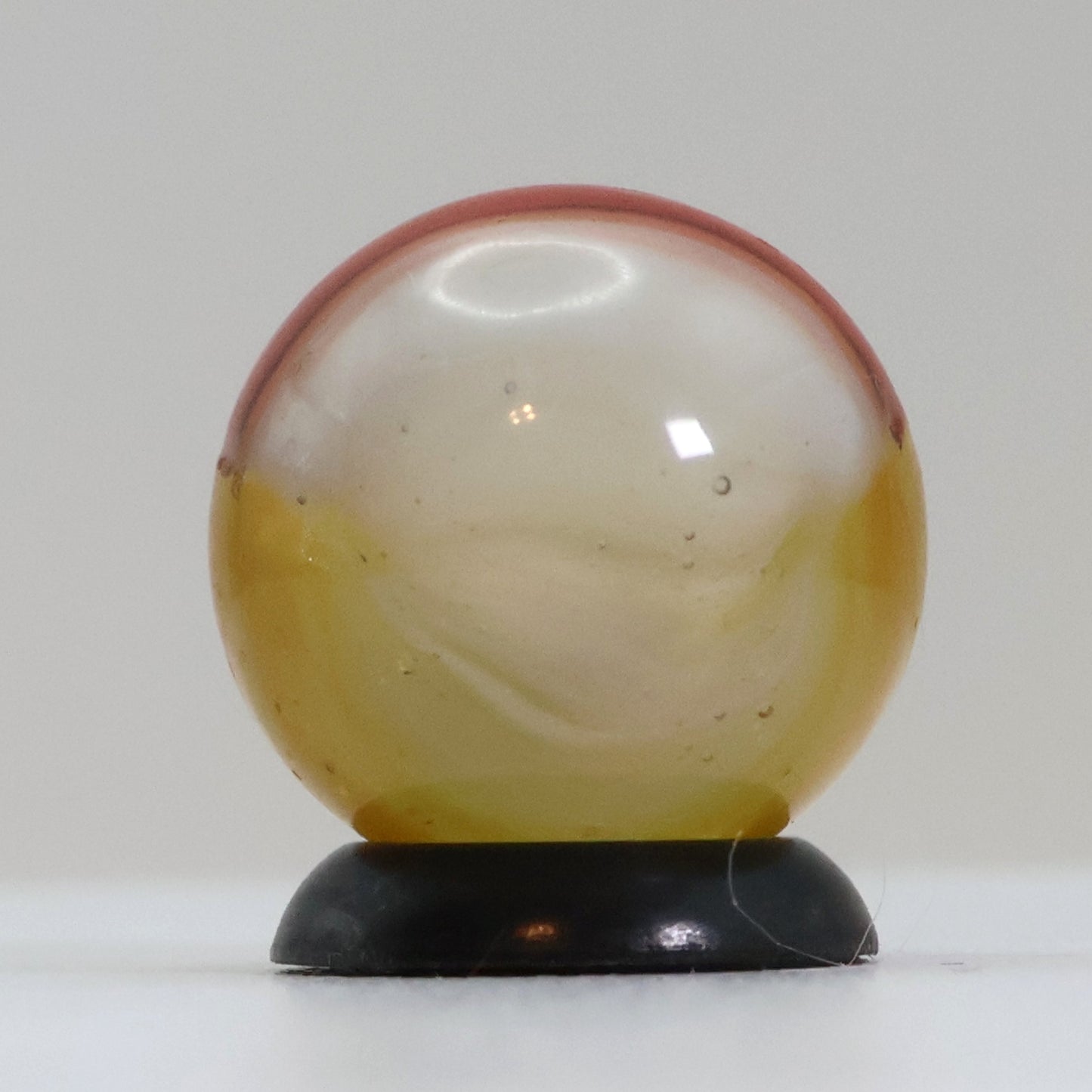 5/8" Vitro Agate Helmet Marble Uranium