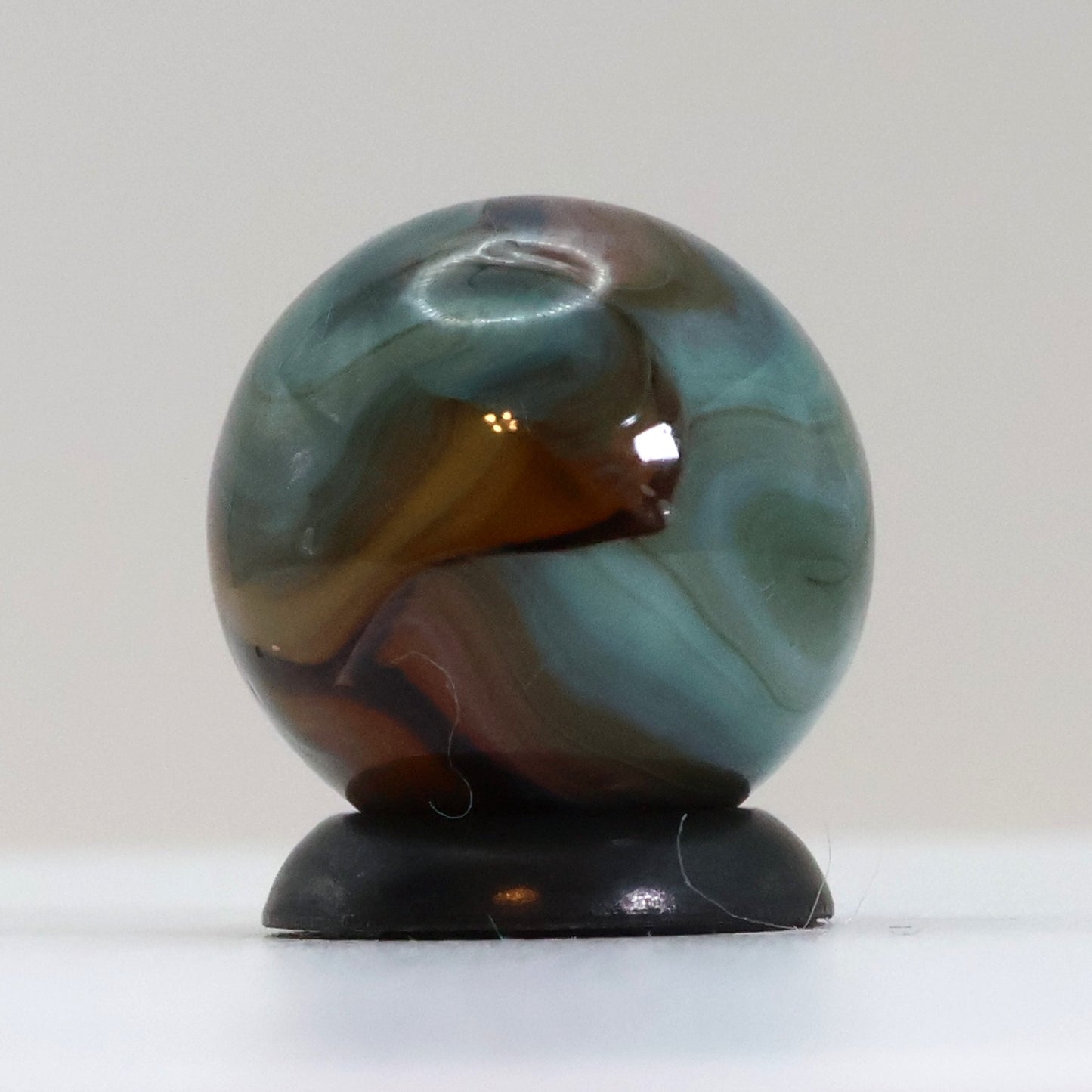 5/8" Colorful Swirl Marble Translucent Base M-