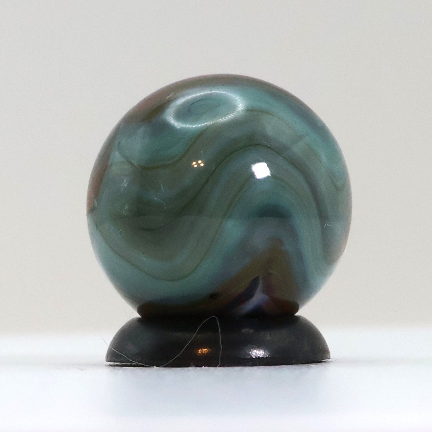 5/8" Colorful Swirl Marble Translucent Base M-
