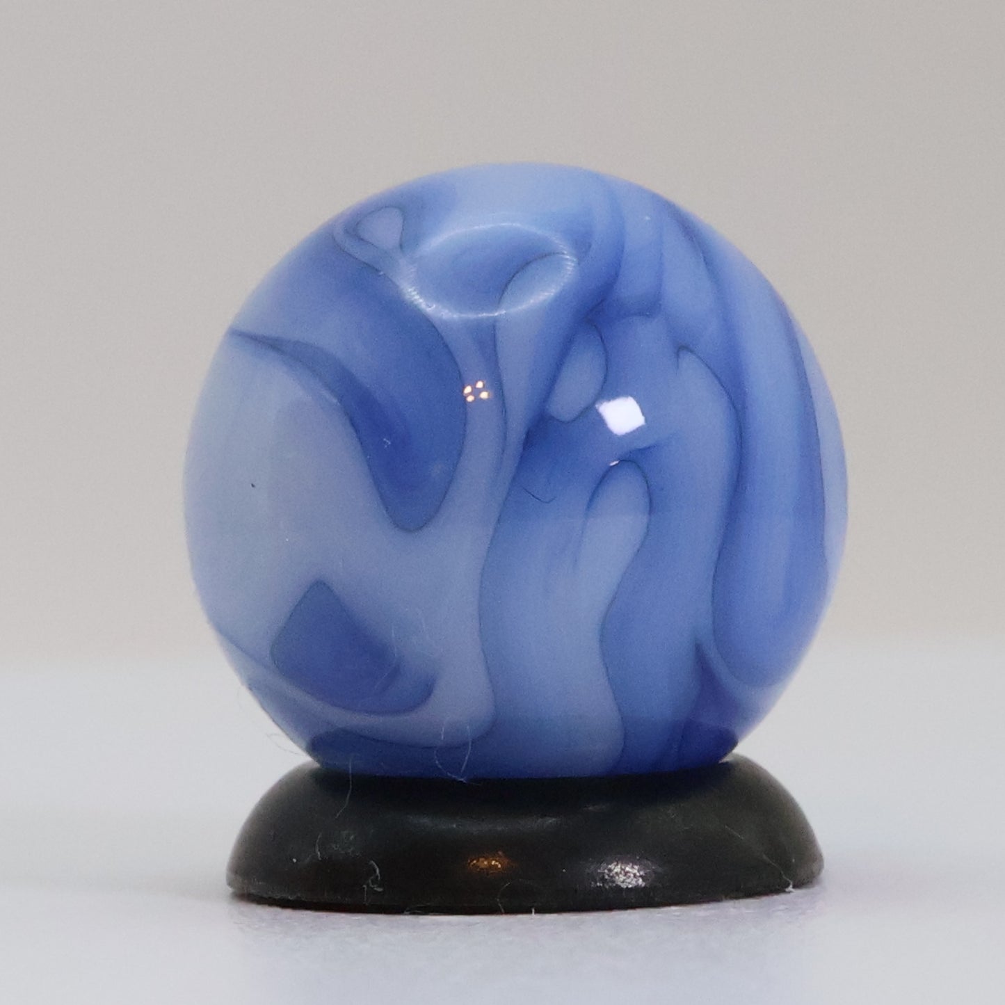 9/16" Blue on Blue Swirl - Drippy Pattern MINT
