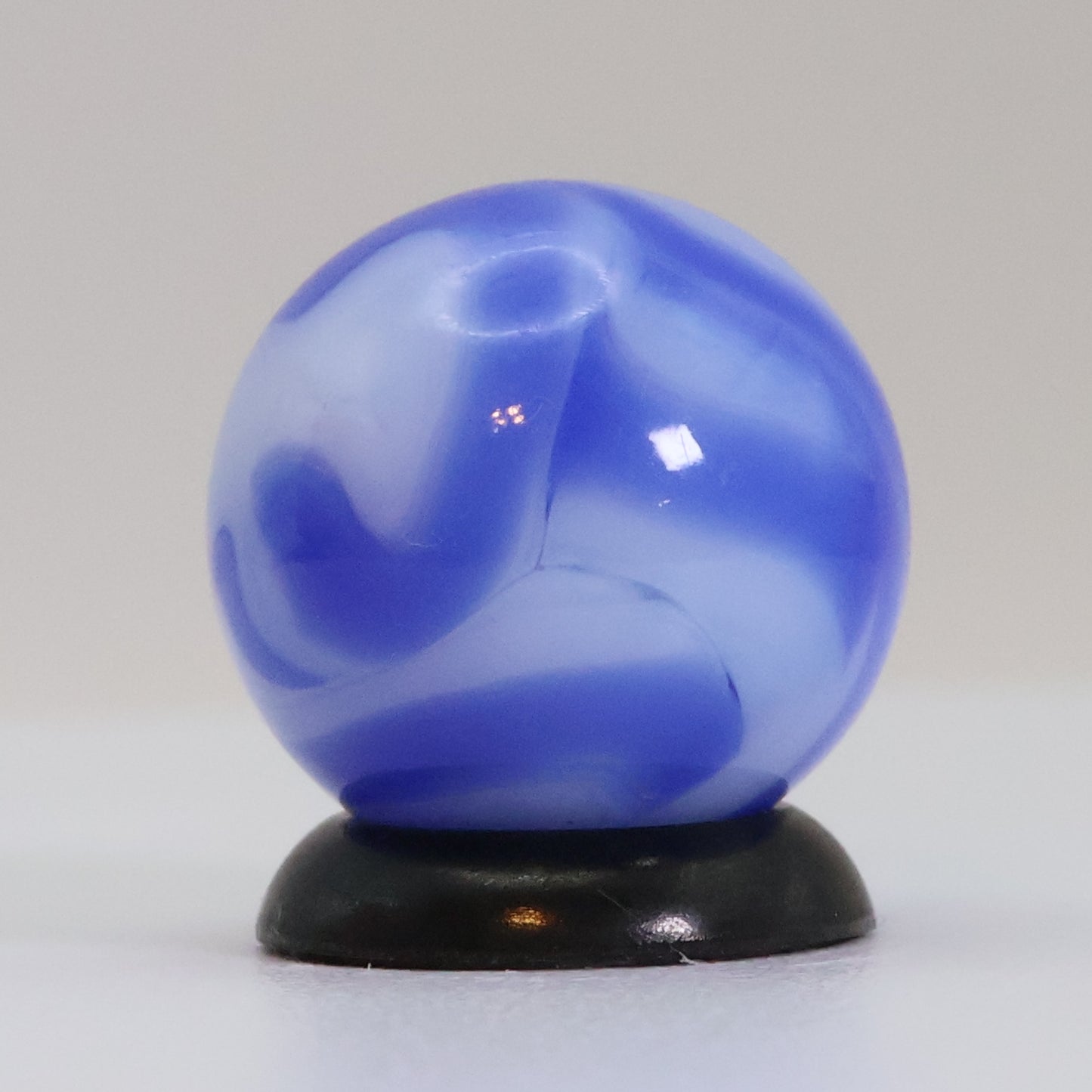 9/16" Alley Agate Swirl Marble Blue NM+