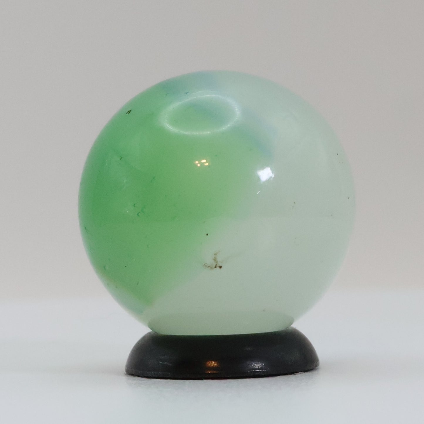 3/4" Akro Agate Patch Marble Cloudy & Green NM
