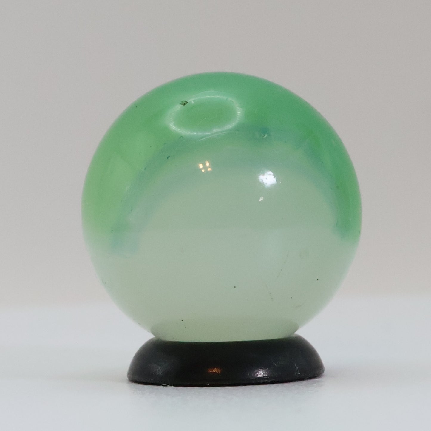 3/4" Akro Agate Patch Marble Cloudy & Green NM