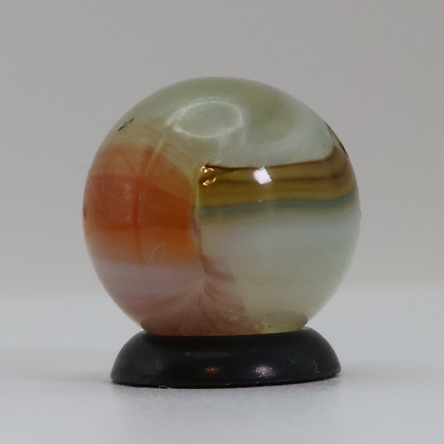 5/8" Vitro Agate 5 color marble Interesting! NM+