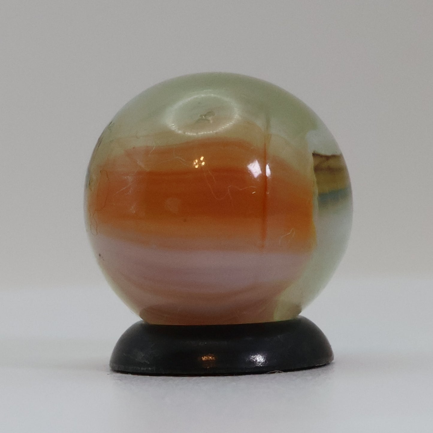 5/8" Vitro Agate 5 color marble Interesting! NM+