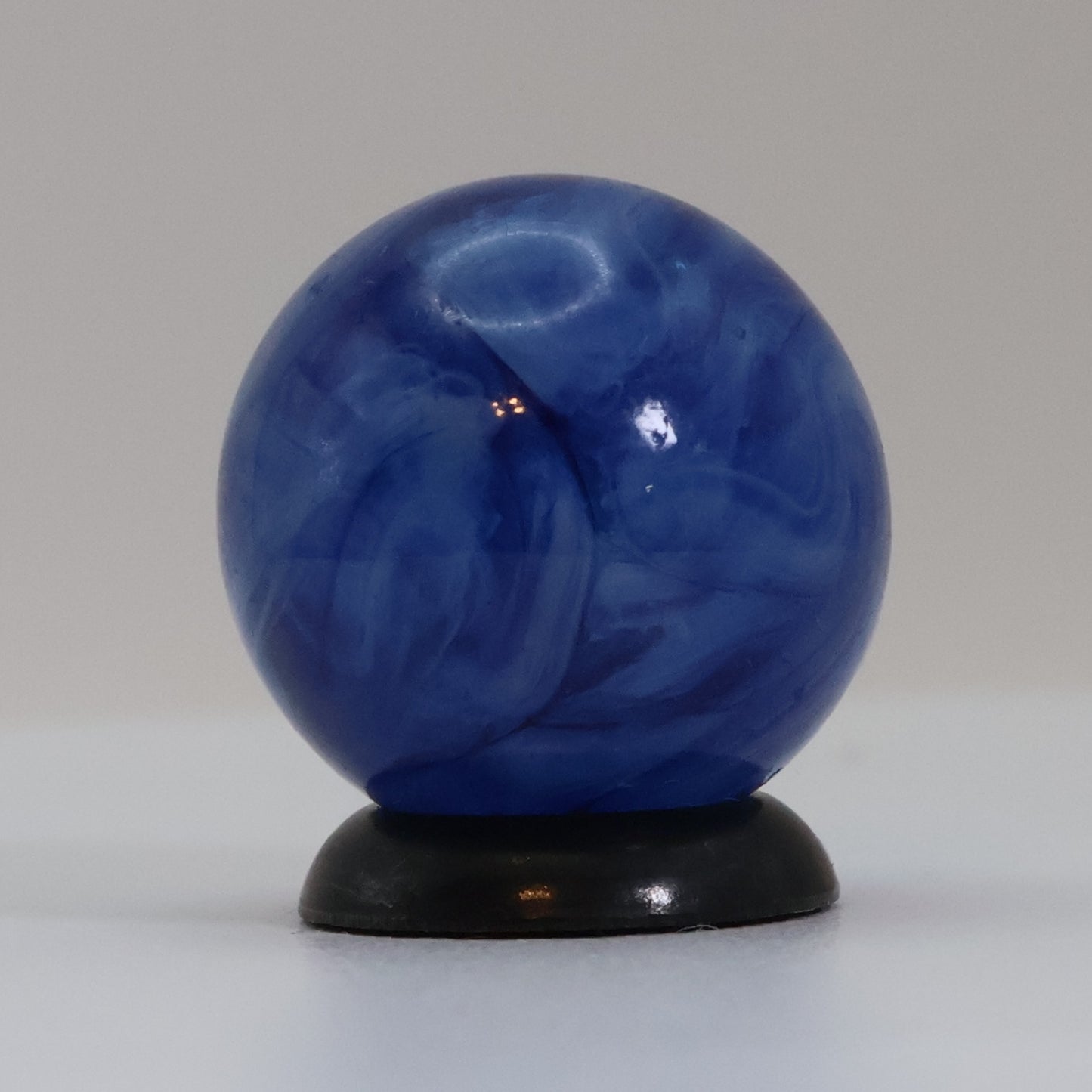 5/8" Swirl Marble Translucent Blue NM+