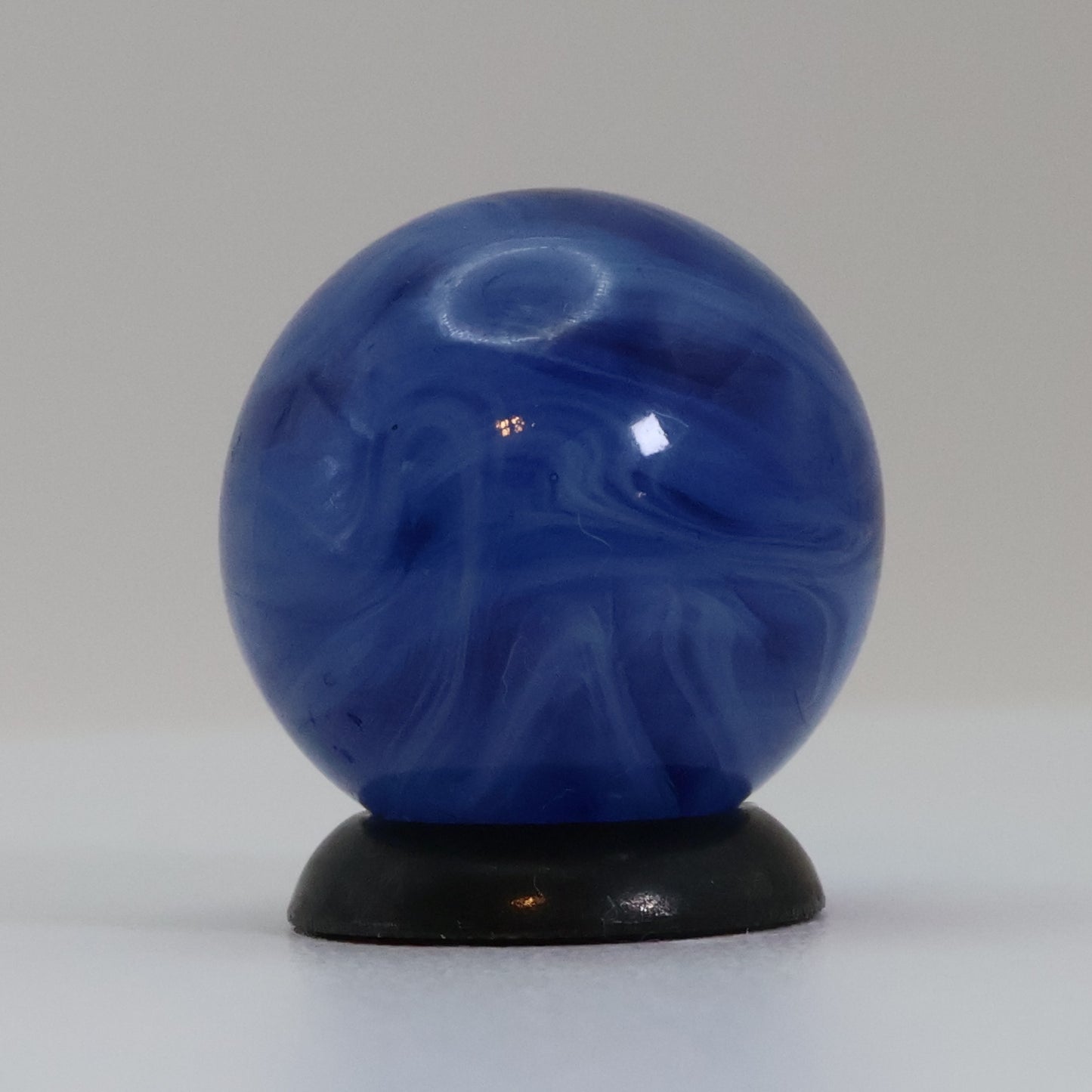 5/8" Swirl Marble Translucent Blue NM+