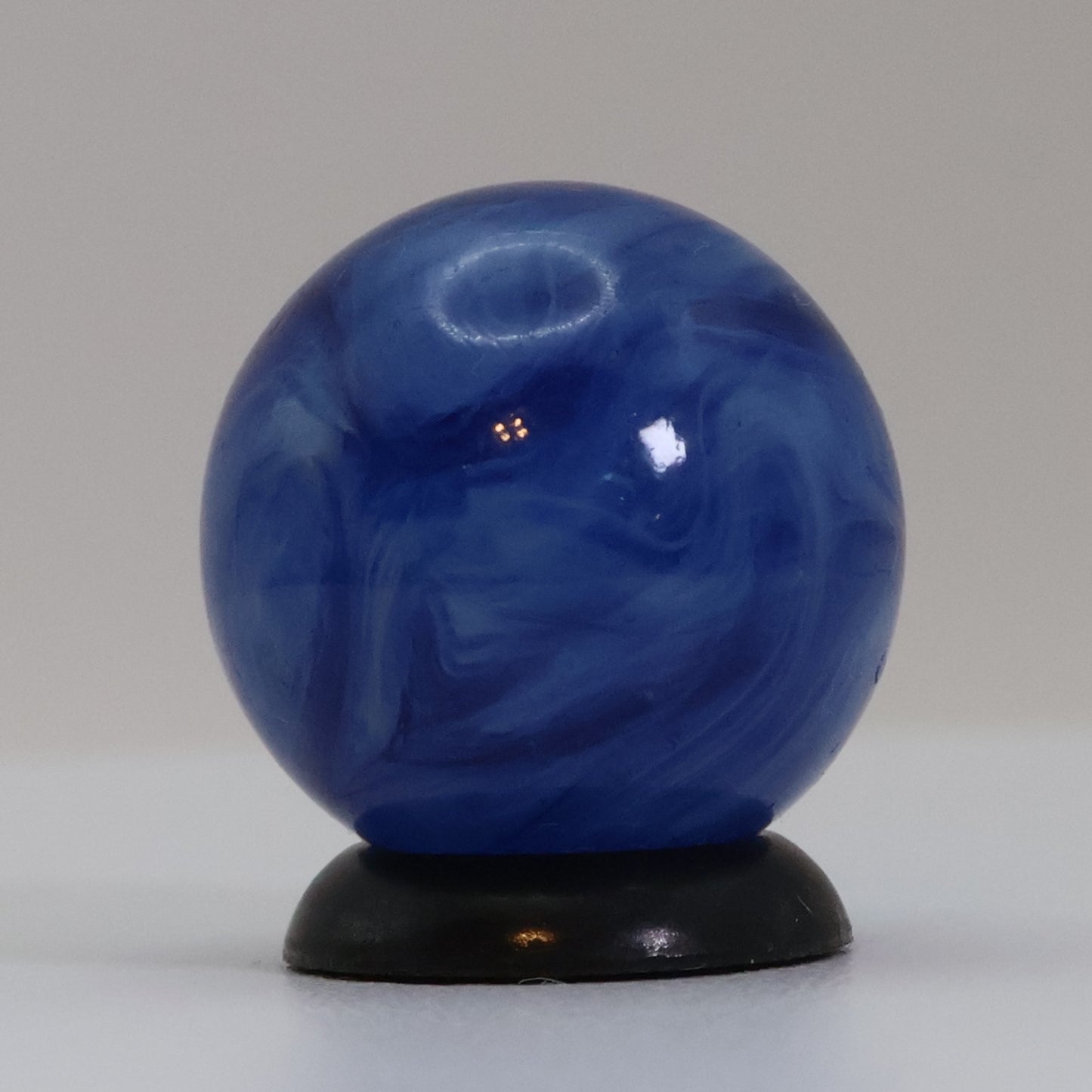 5/8" Swirl Marble Translucent Blue NM+