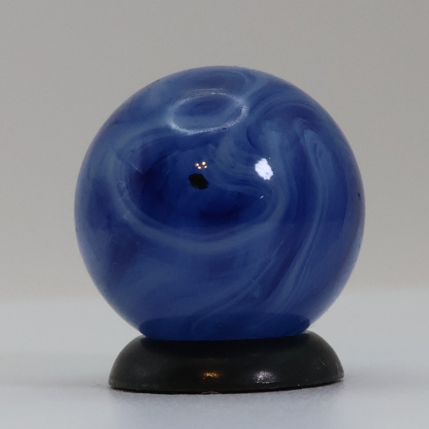 5/8" Swirl Marble Translucent Blue NM+