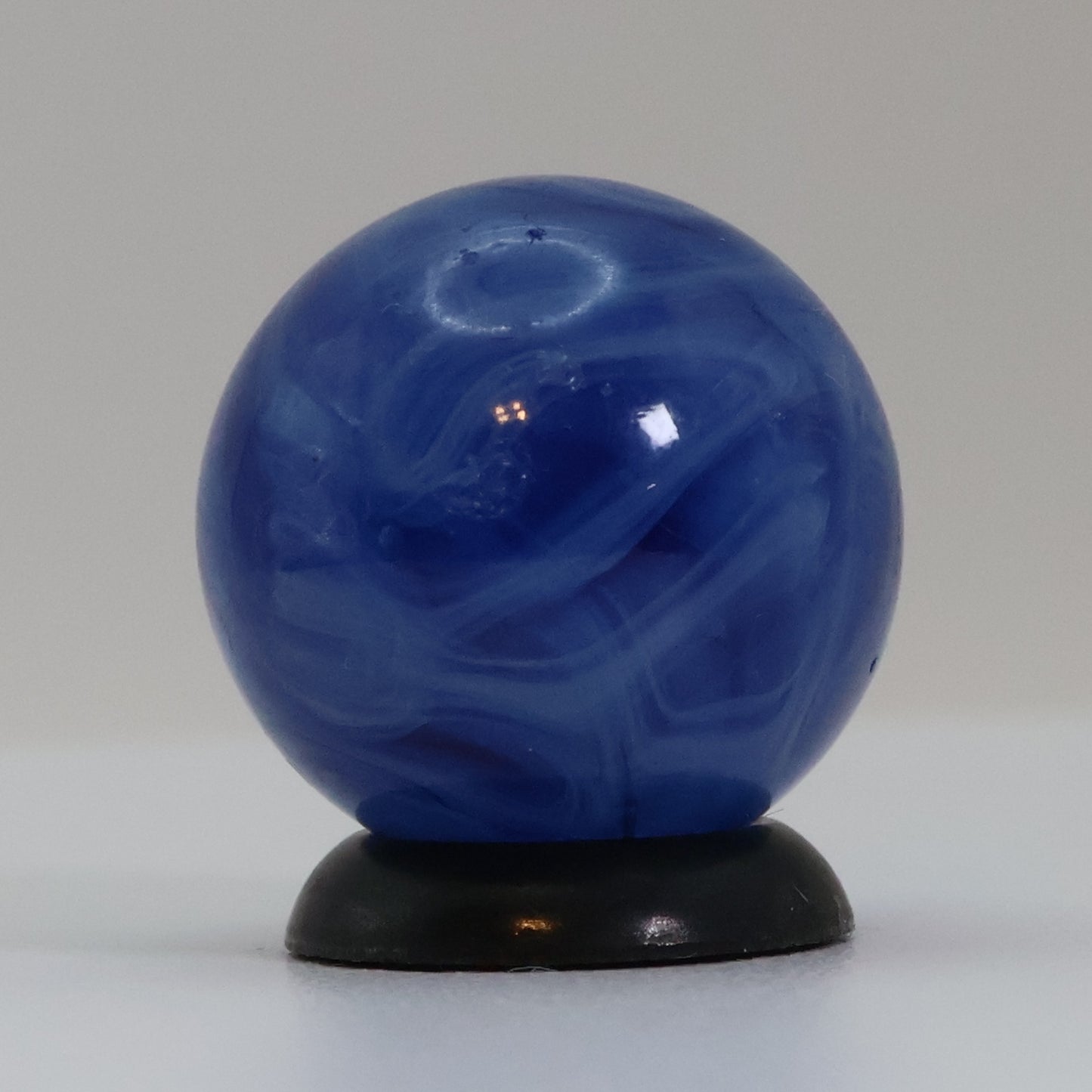 5/8" Swirl Marble Translucent Blue NM+