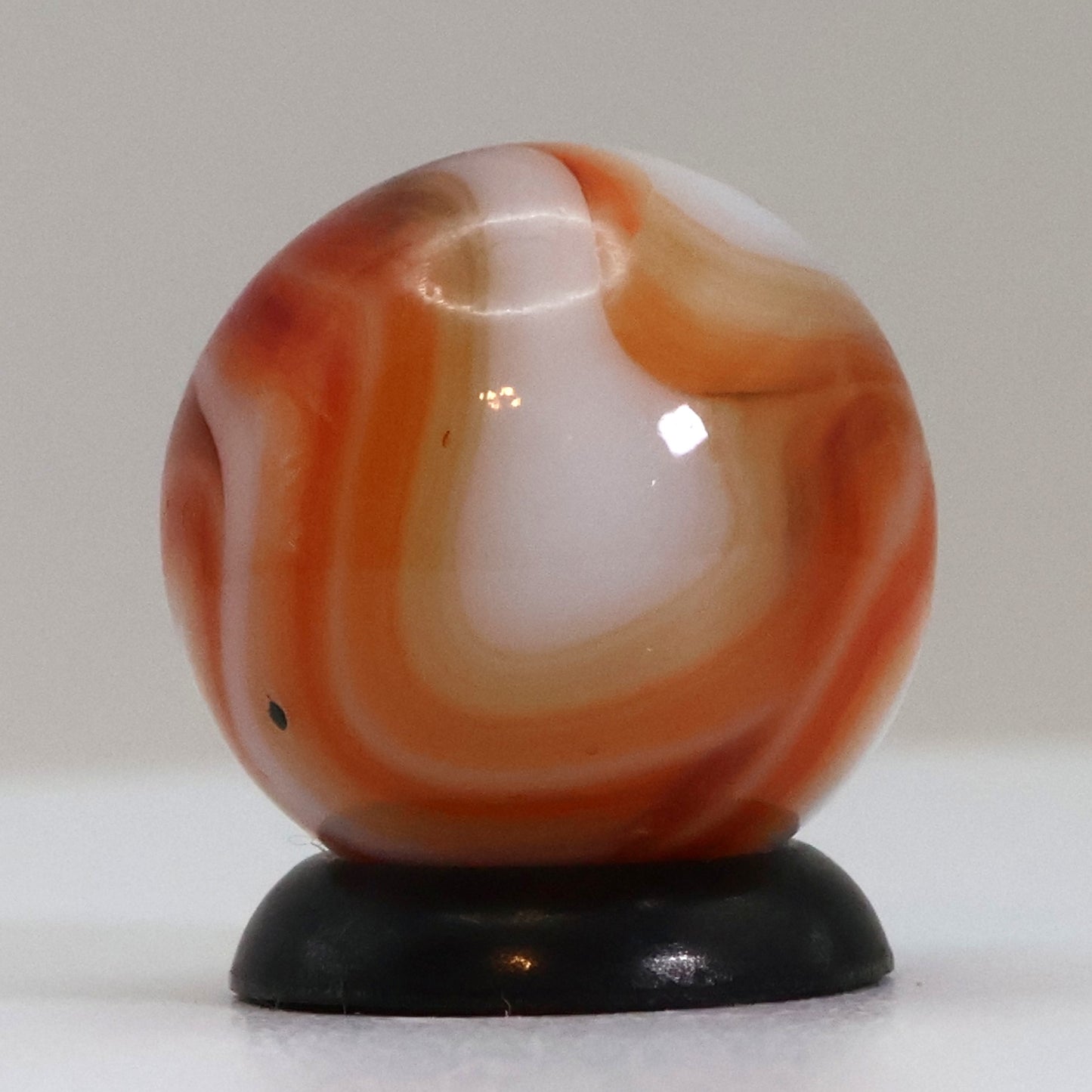5/8" Swirl Marble Pink, Tan & White M-