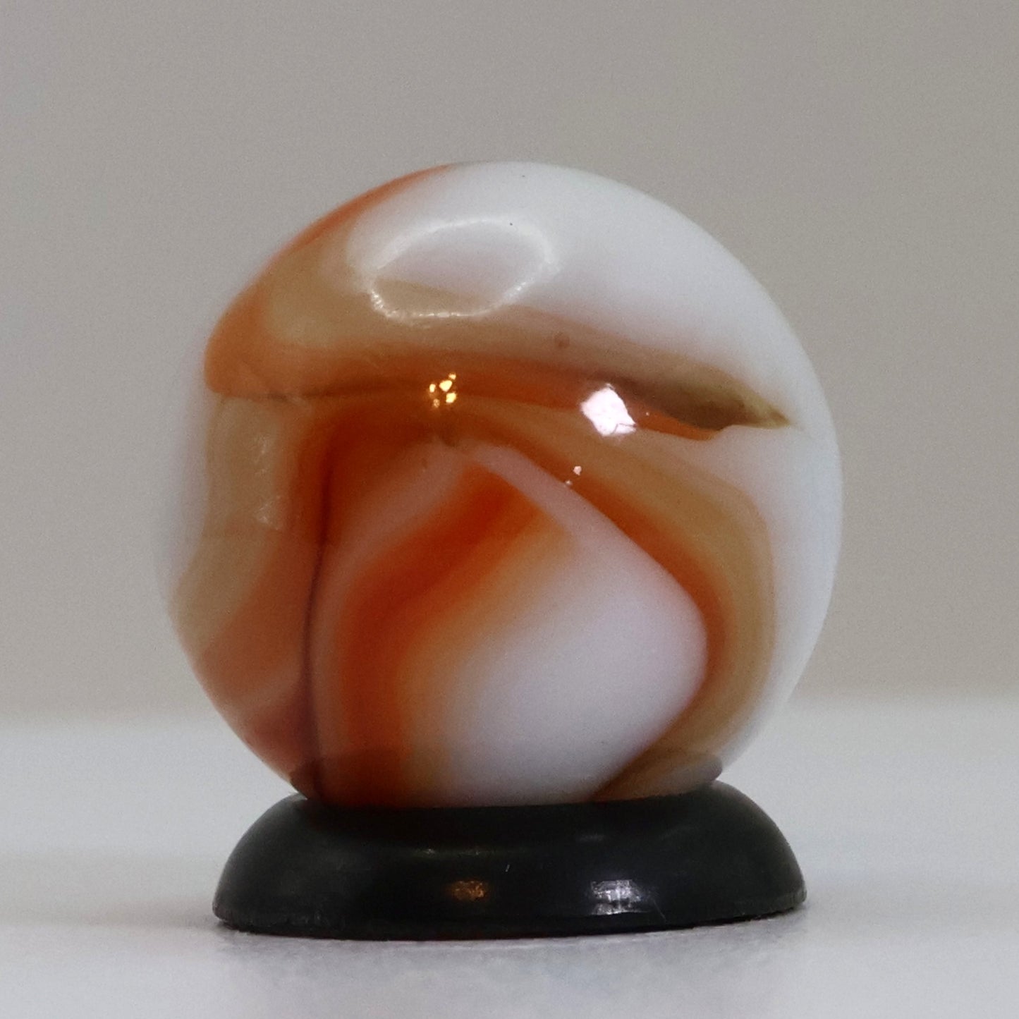5/8" Swirl Marble Pink, Tan & White M-