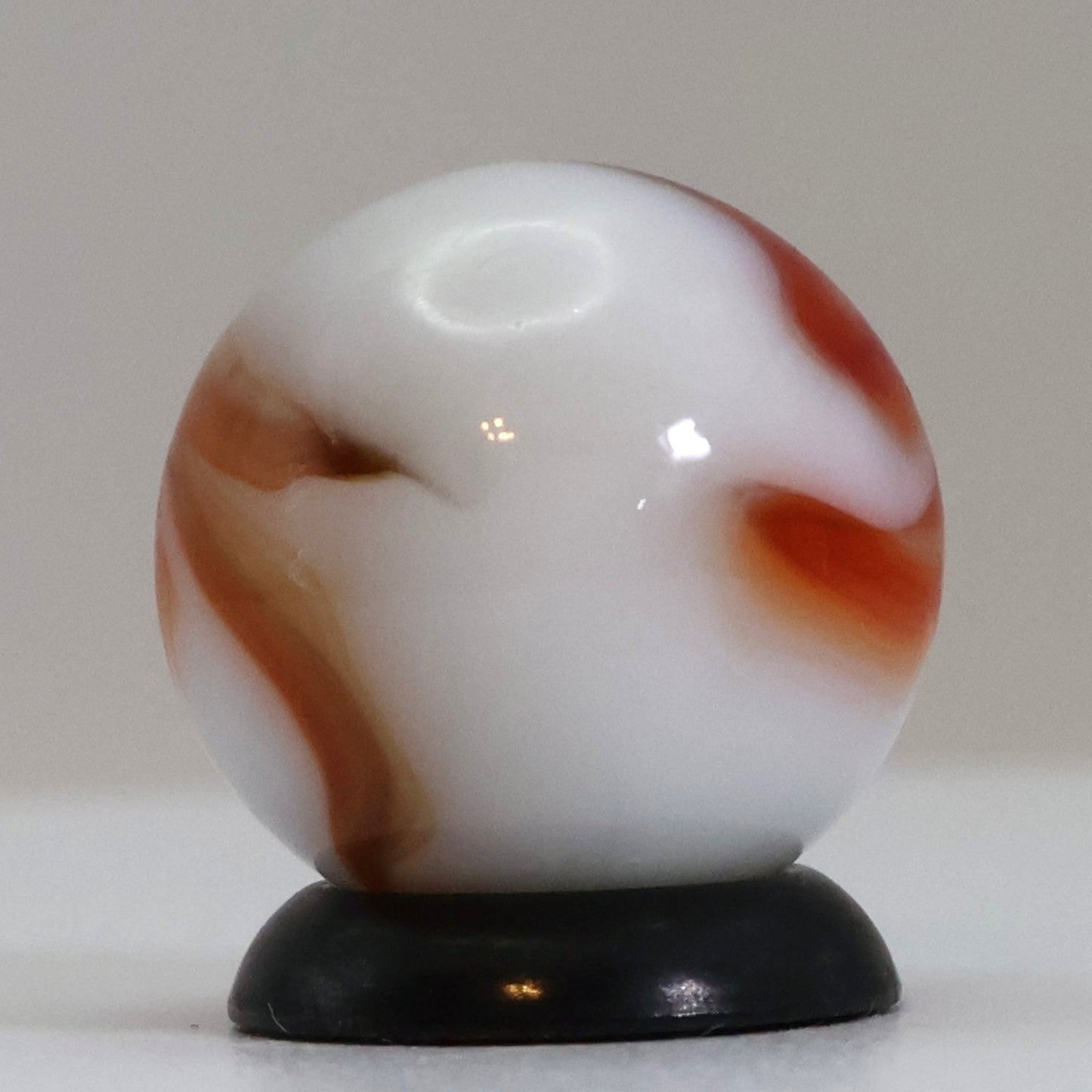 5/8" Swirl Marble Pink, Tan & White M-