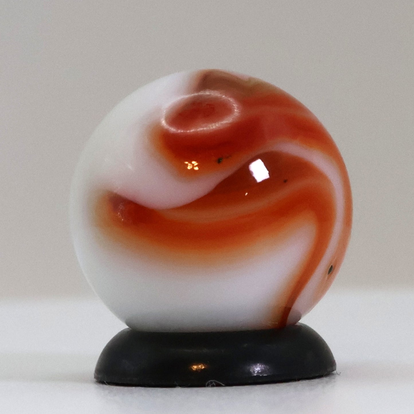 5/8" Swirl Marble Pink, Tan & White M-