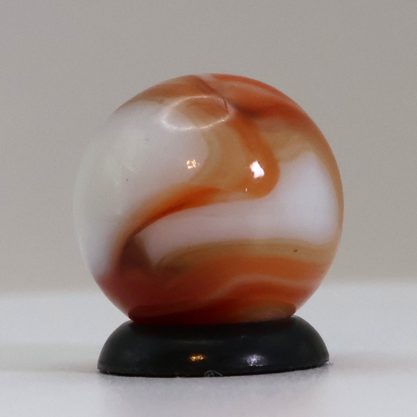 5/8" Swirl Marble Pink, Tan & White M-