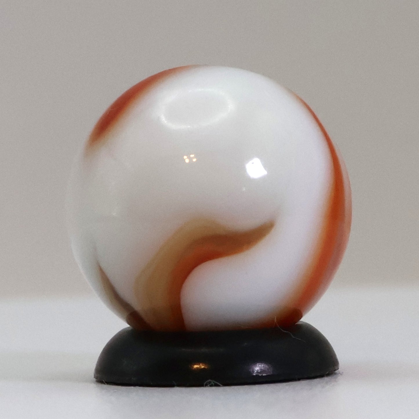 5/8" Swirl Marble Pink, Tan & White M-