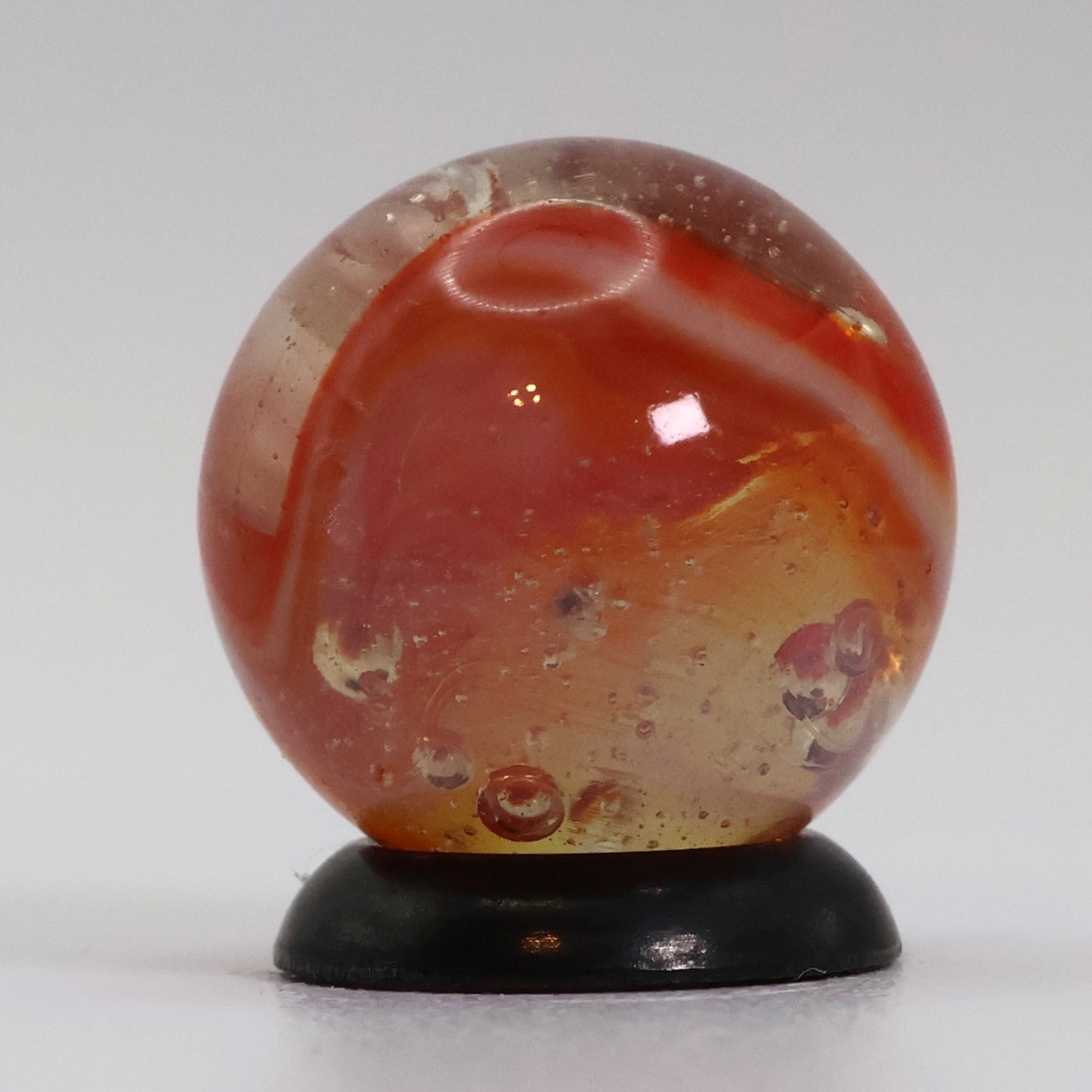 5/8" Peltier Rainbo Sunset & different size bubbles MINT