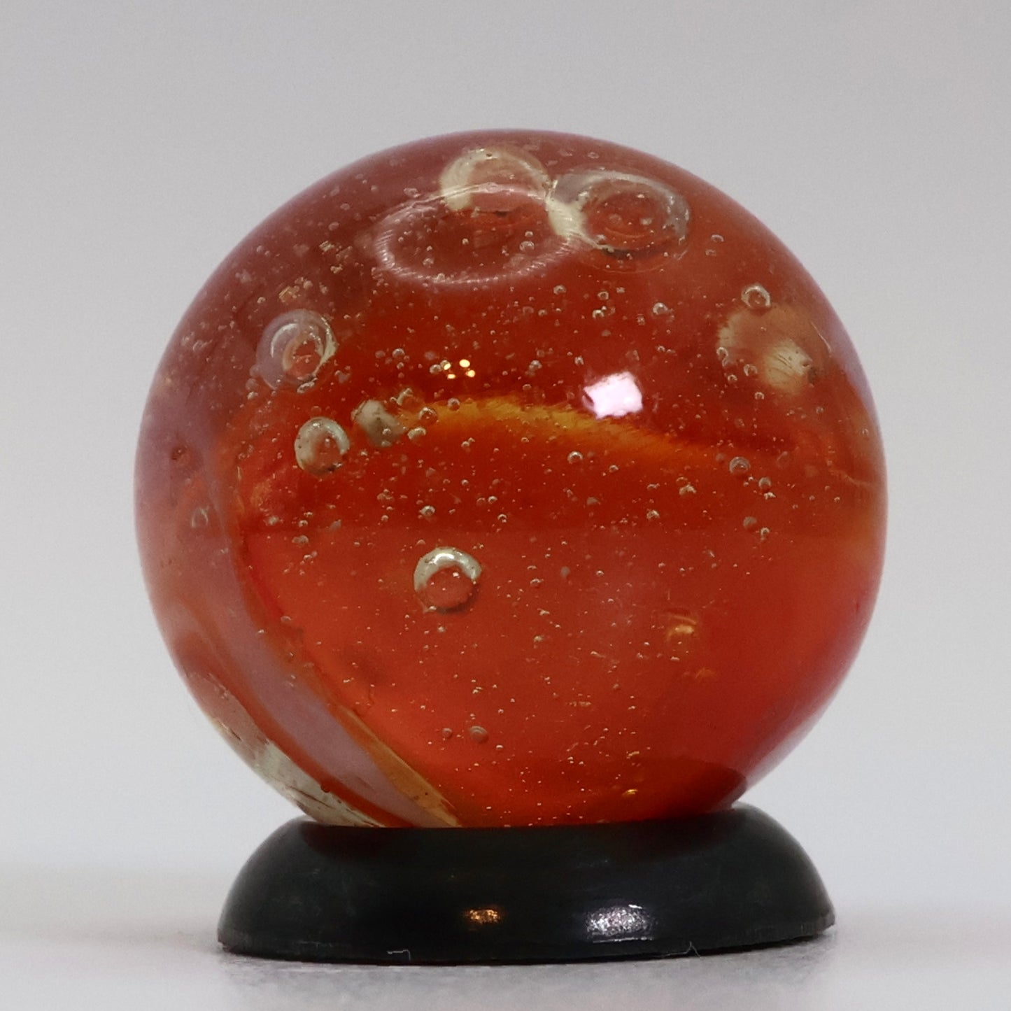 5/8" Peltier Rainbo Sunset & different size bubbles MINT