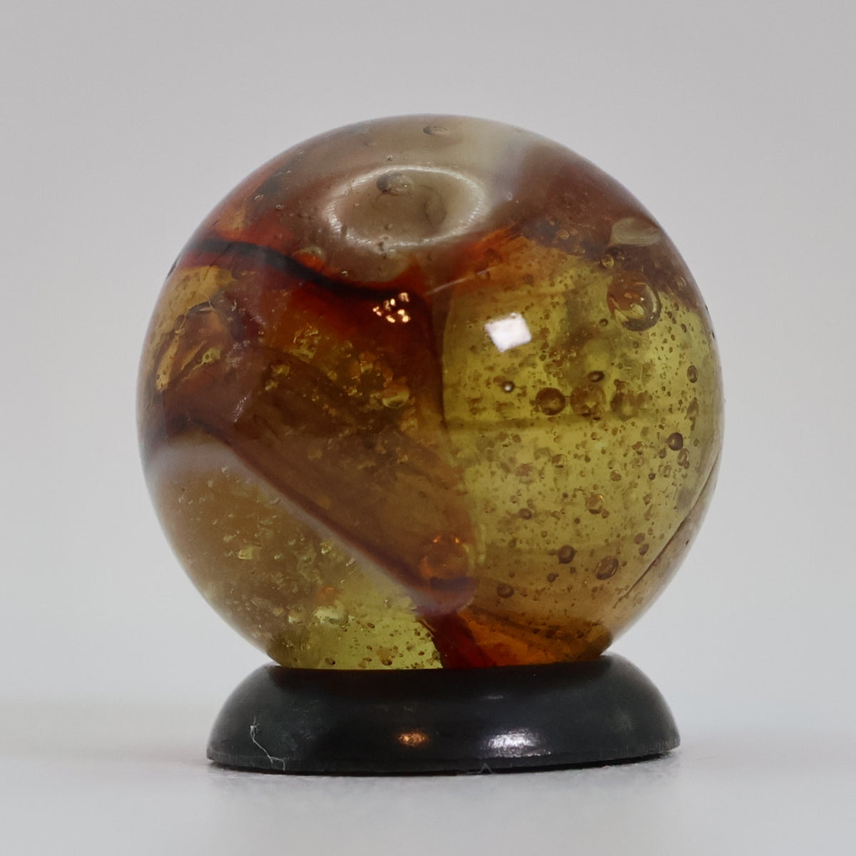 5/8" Peltier Rainbo Amber Based Burnt Sunset NM+