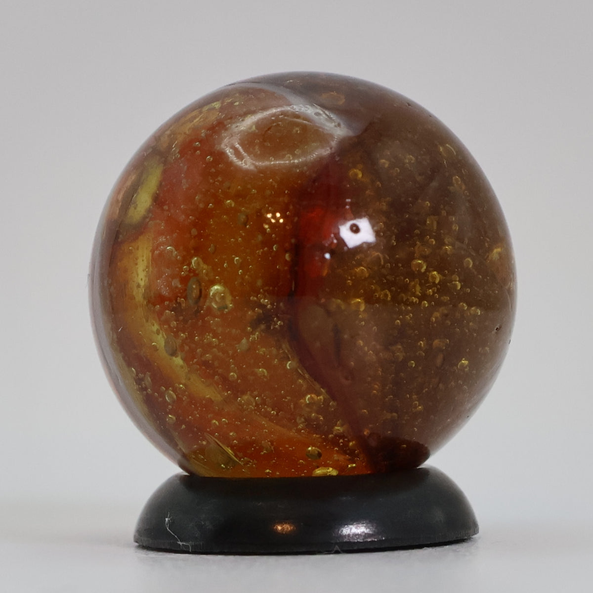 5/8" Peltier Rainbo Amber Based Burnt Sunset NM+