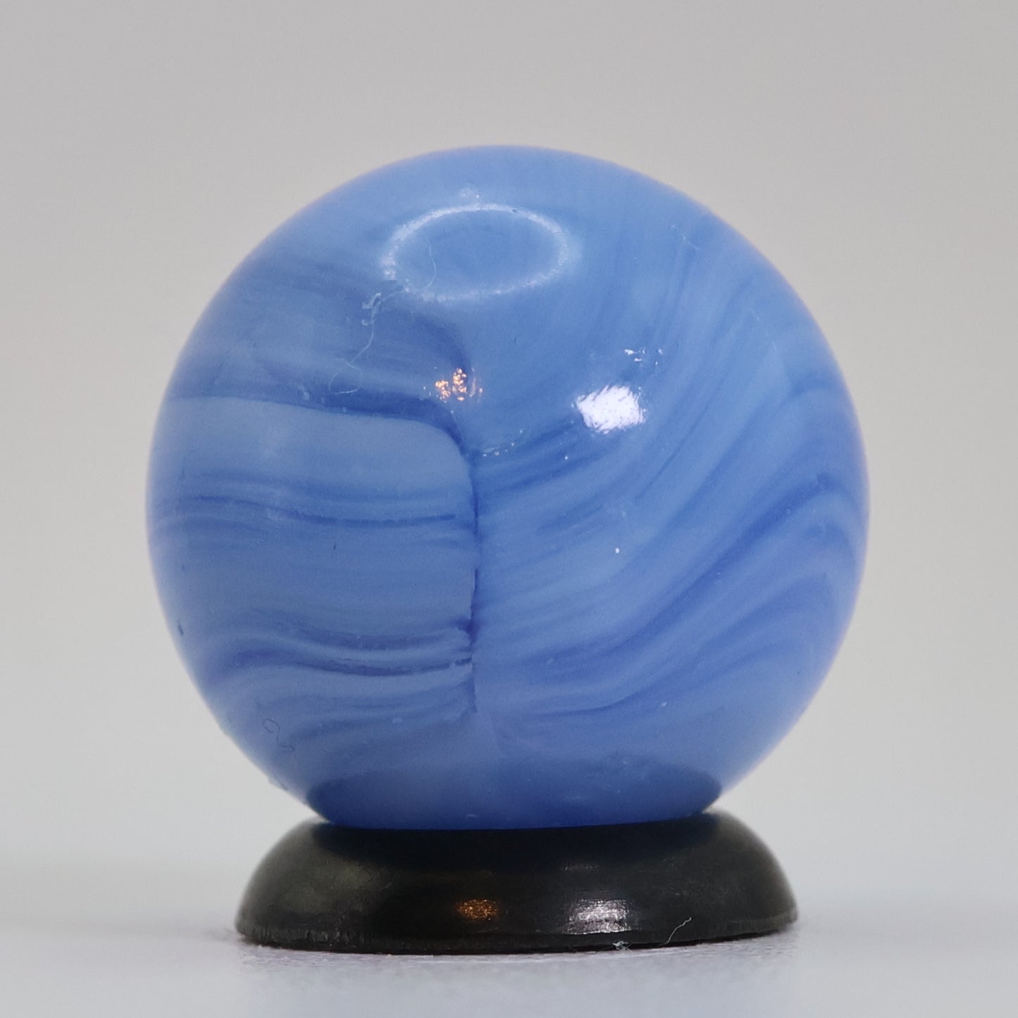 5/8" Vitro Agate Translucent Blue Patch Marble NM+