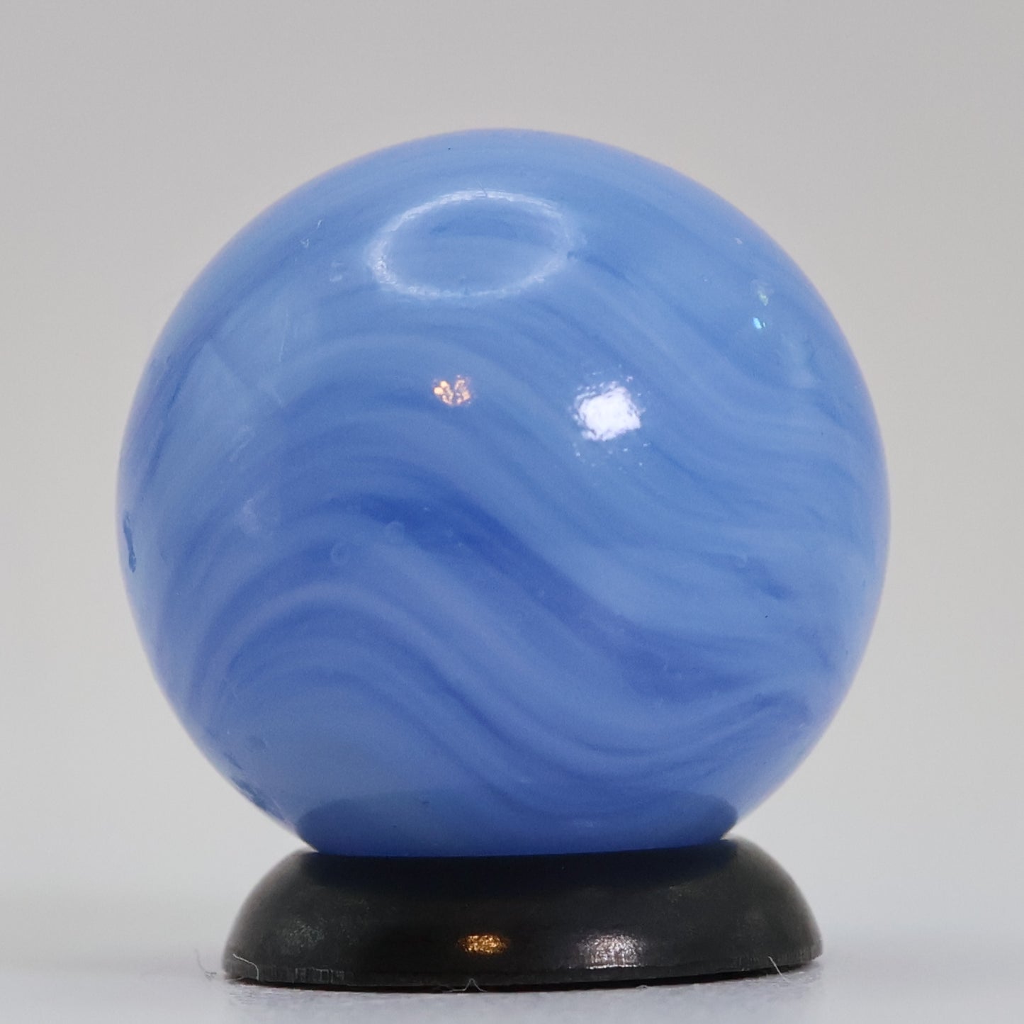 5/8" Vitro Agate Translucent Blue Patch Marble NM+