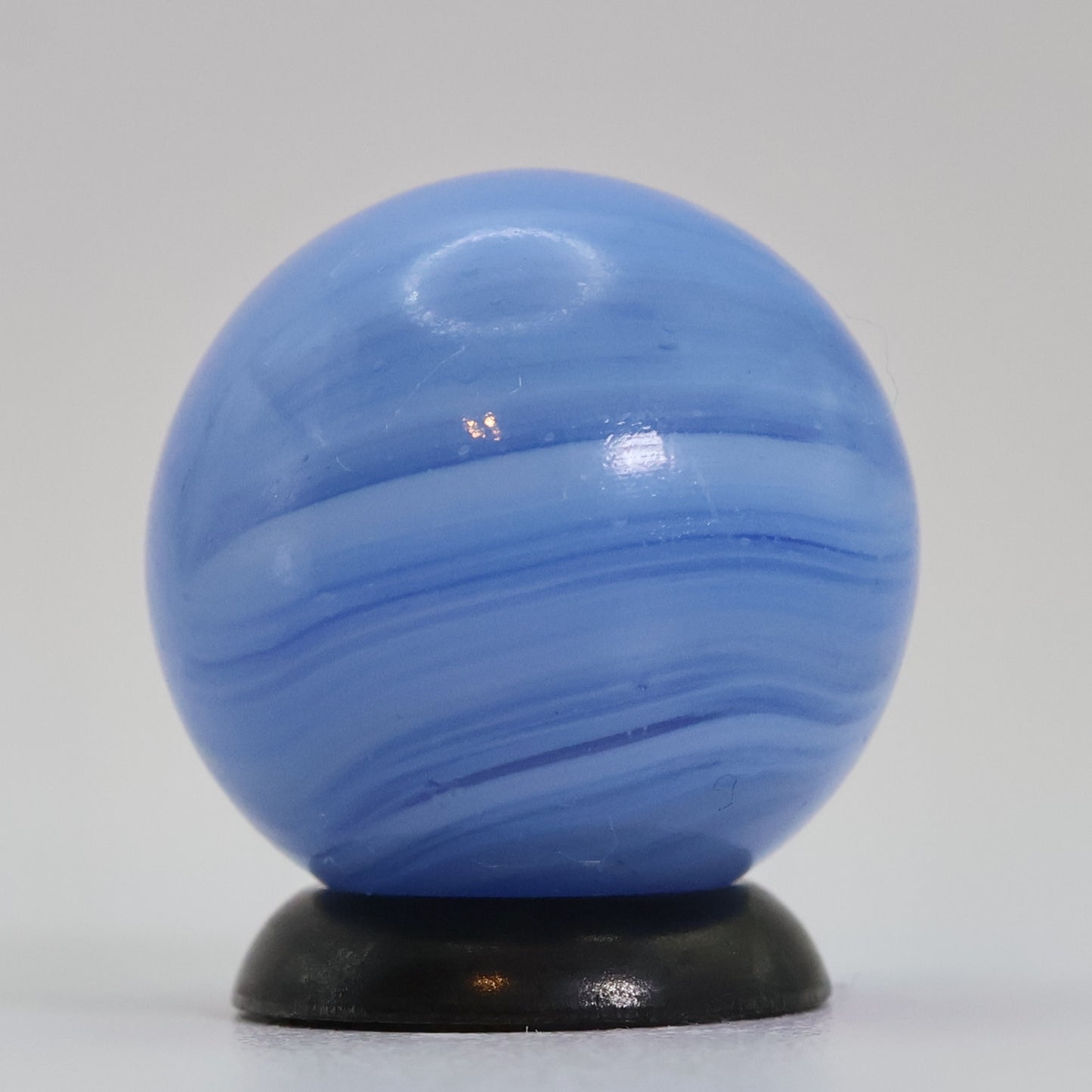 5/8" Vitro Agate Translucent Blue Patch Marble NM+