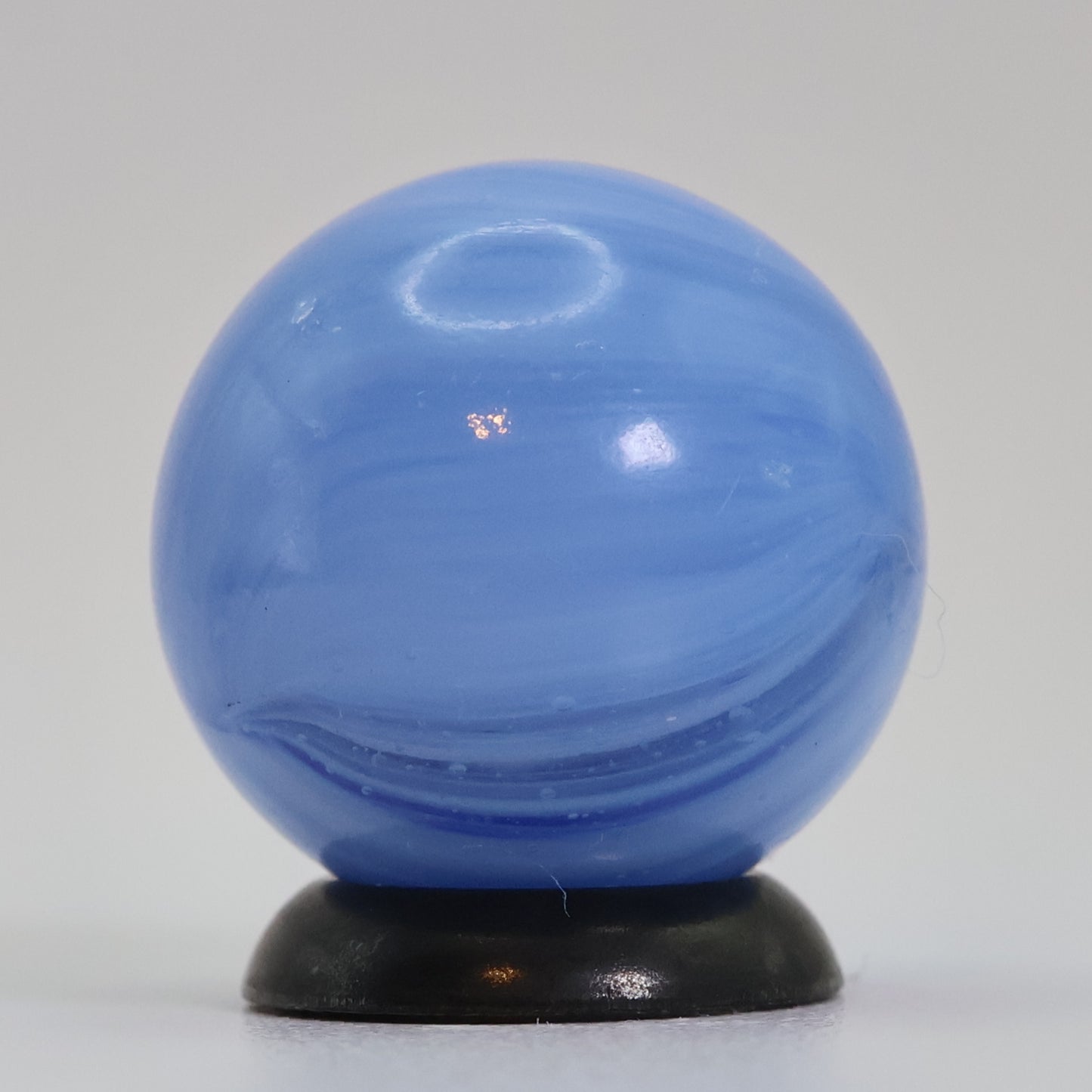 5/8" Vitro Agate Translucent Blue Patch Marble NM+